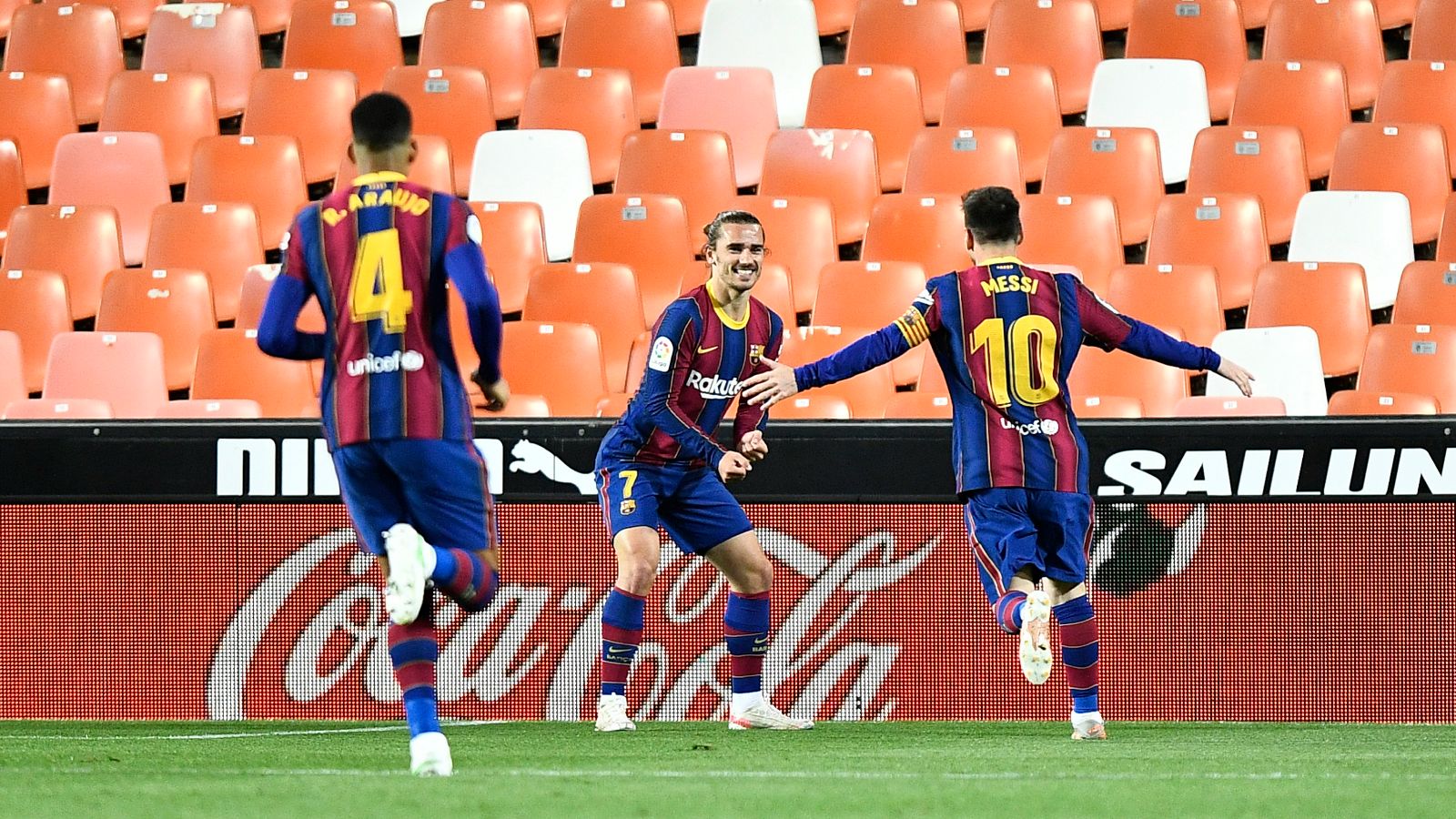 MESSI GRIEZMANN Valencia Barcelona LaLiga