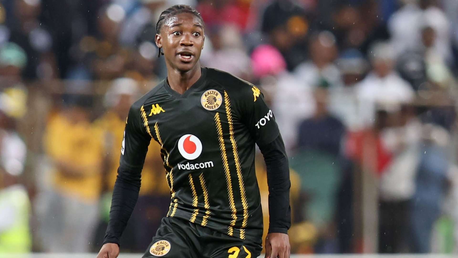 Kaizer Chiefs midfielder Samkelo Zwane, October 2024