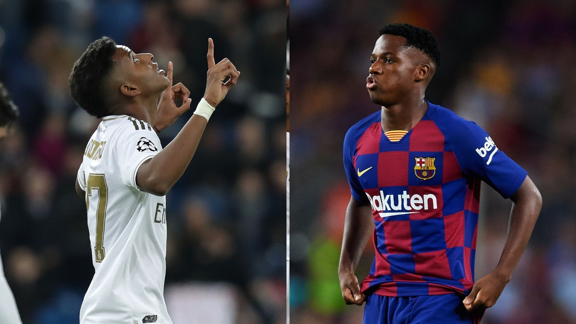 Rodrygo Goes y Ansu Fati, Real Madrid y Barcelona
