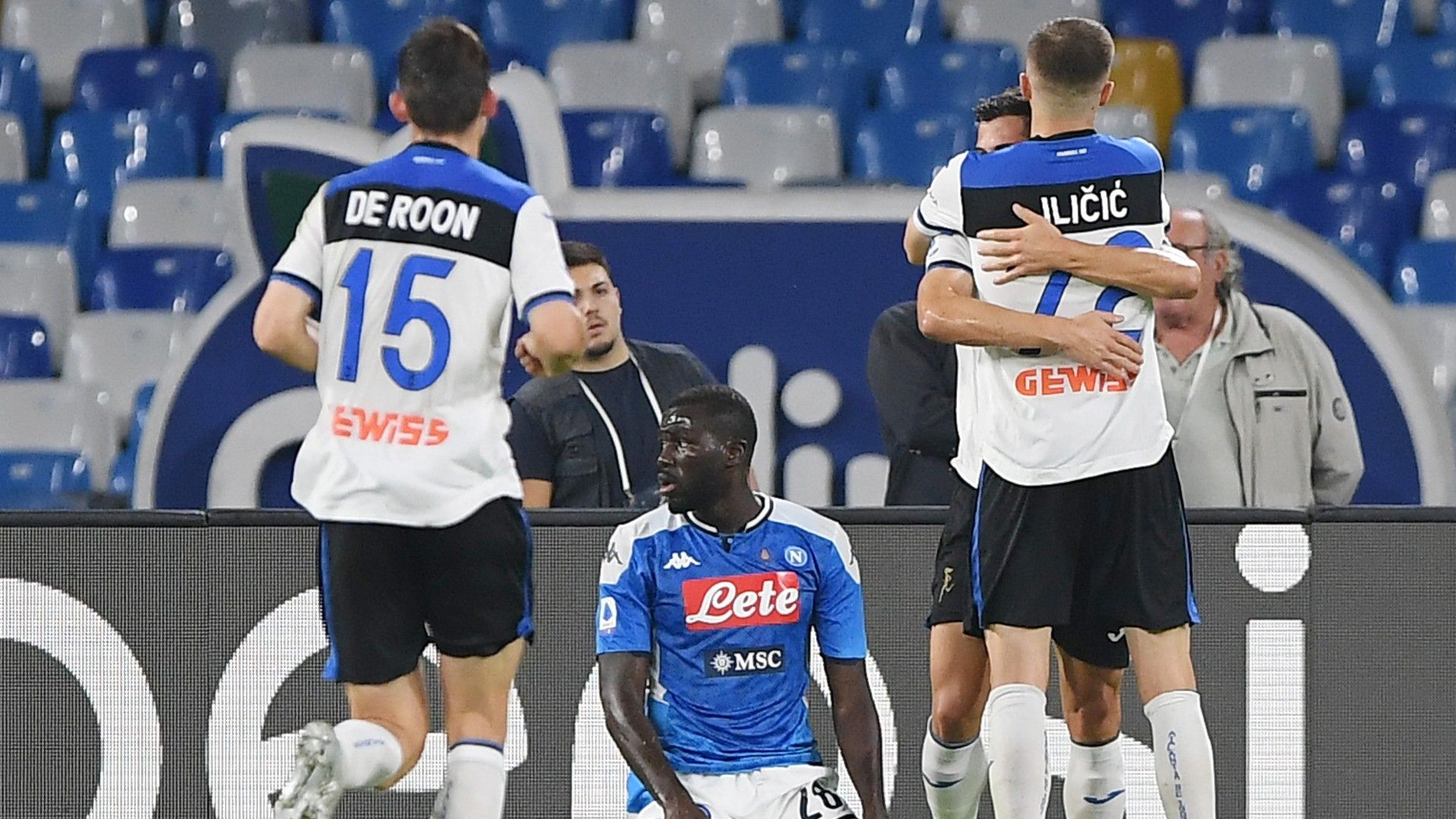 Atalanta celebrating