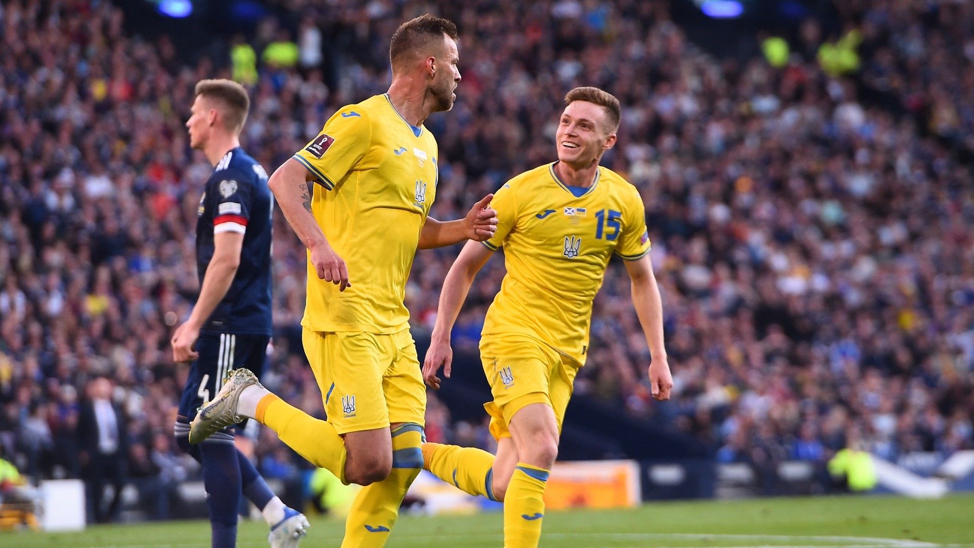 Yarmolenko Ukraine Scotland 2022
