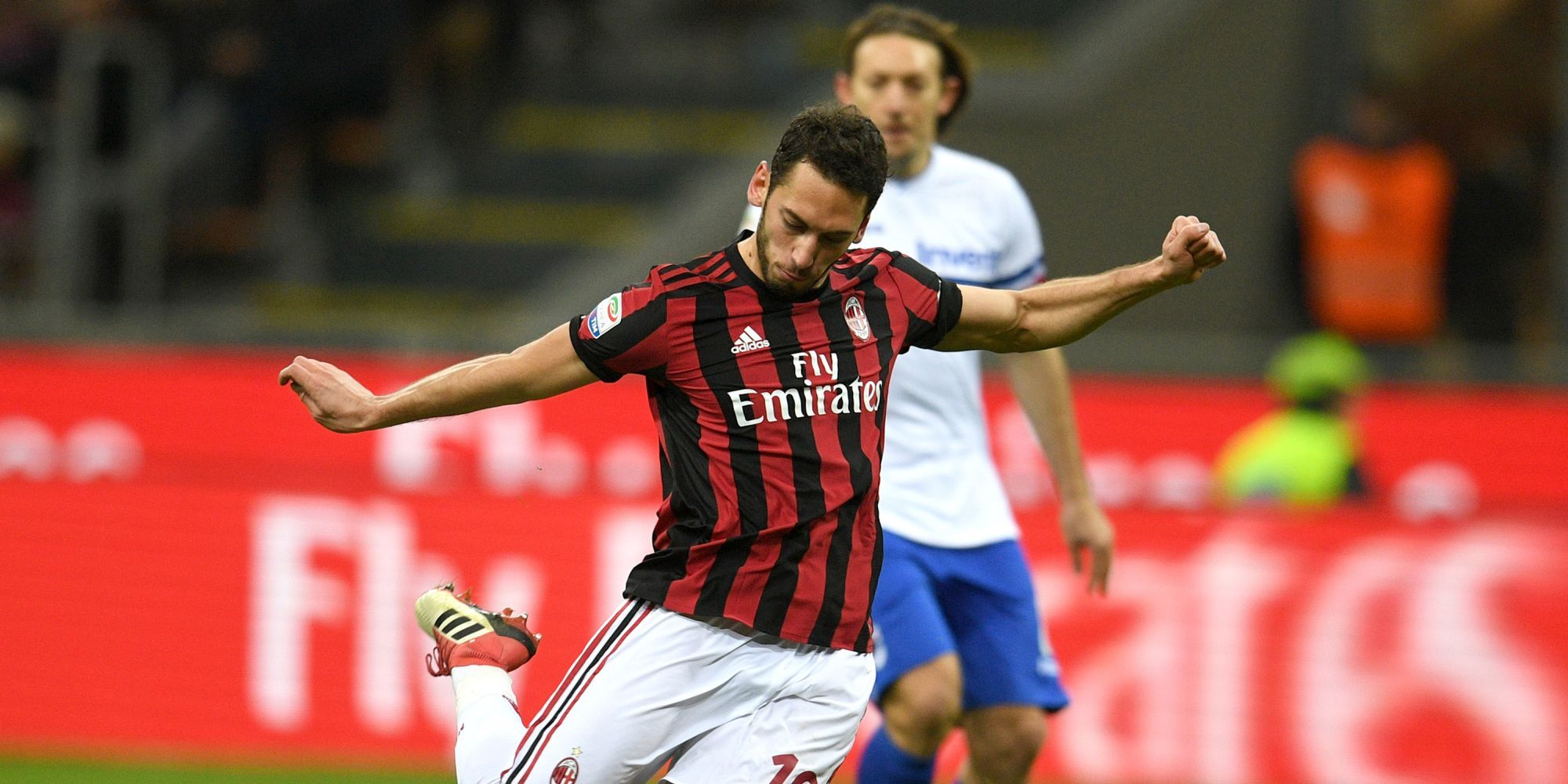 Hakan Calhanoglu Milan Sampdoria Serie A
