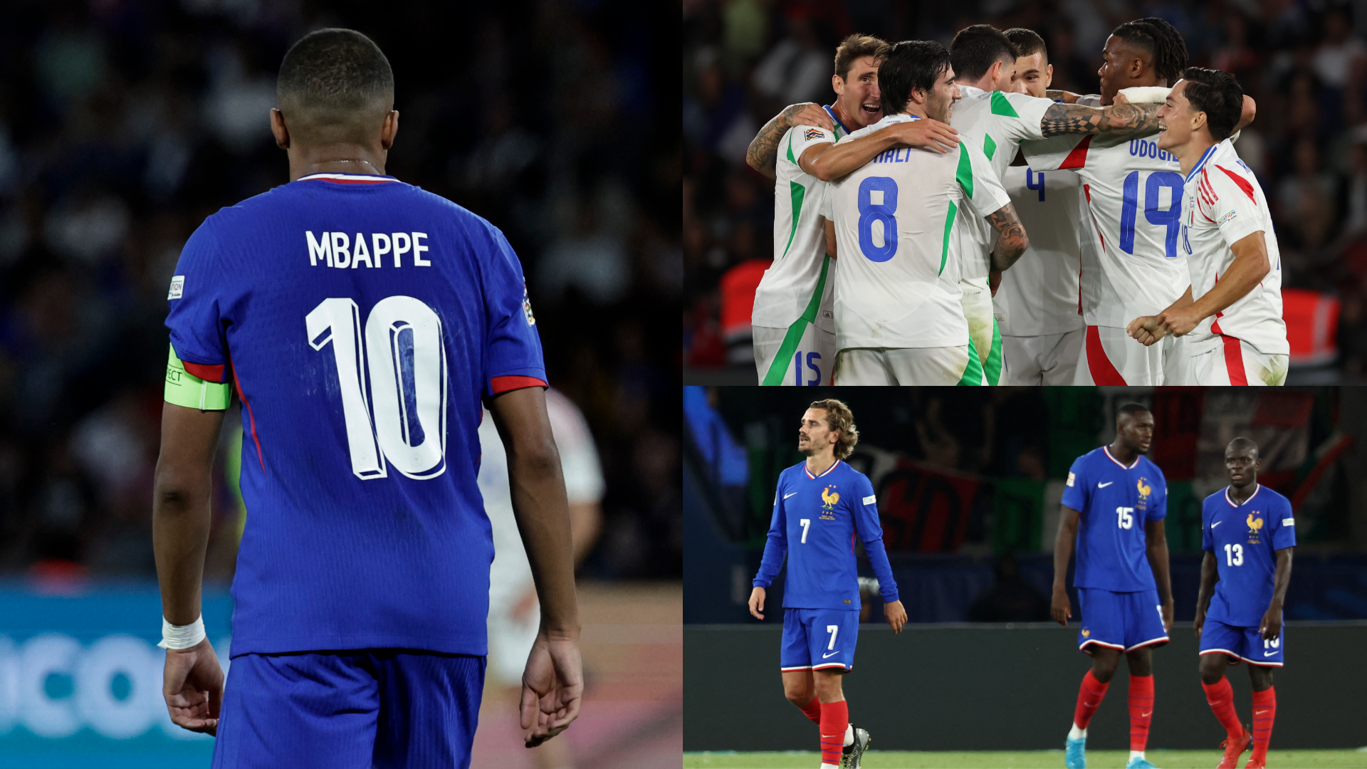 France vs Italy player ratings: Kylian Mbappe endures a miserable return to Paris and Michael Olise makes a debut to forget on a tough night for Les Bleus