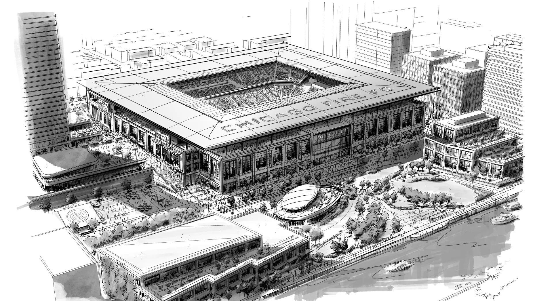 'World-class city, world-class home' - Chicago Fire FC unveil plans for privately funded $650M stadium, with the 22,000-seat venue set to open in spring 2028 | Goal.com UK