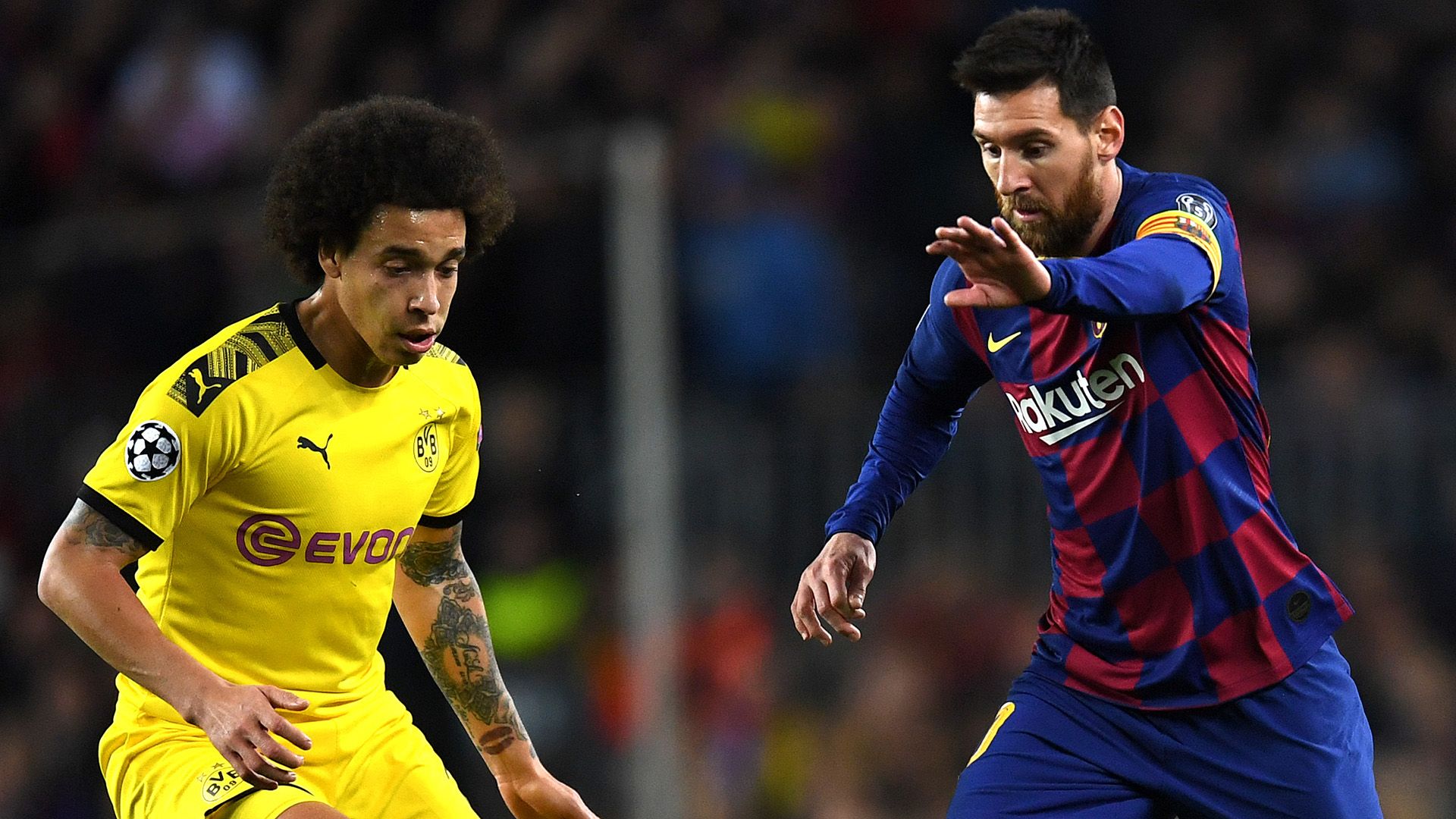 Axel Witsel Borussia Dortmund Lionel Messi Barcelona 2019-20