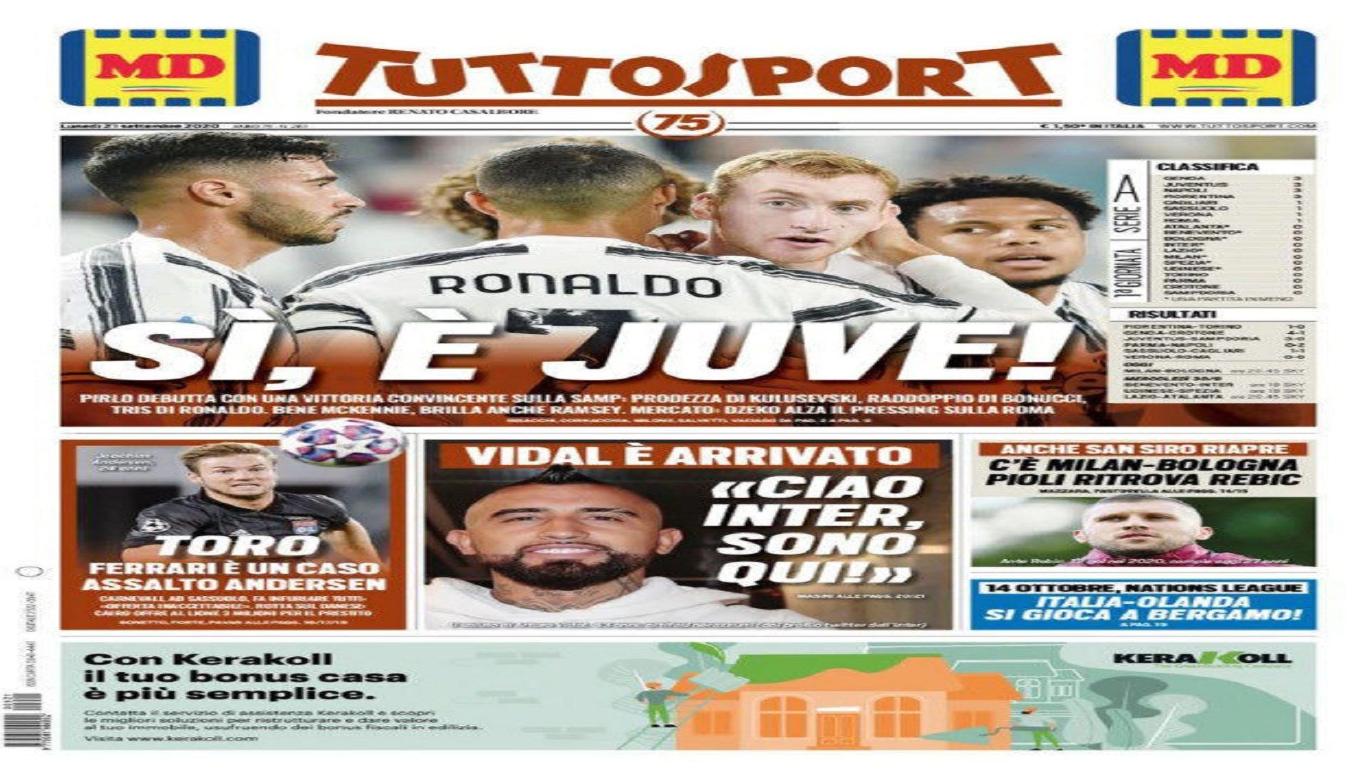 21 Sep Tuttosport