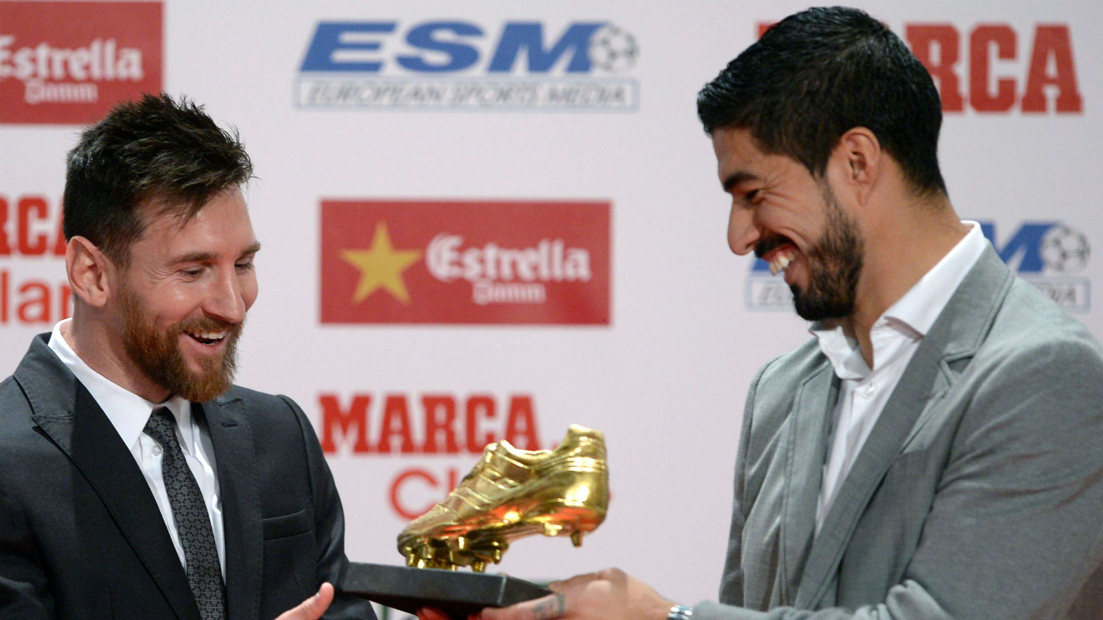 Lionel Messi Luis Suarez Golden Shoe