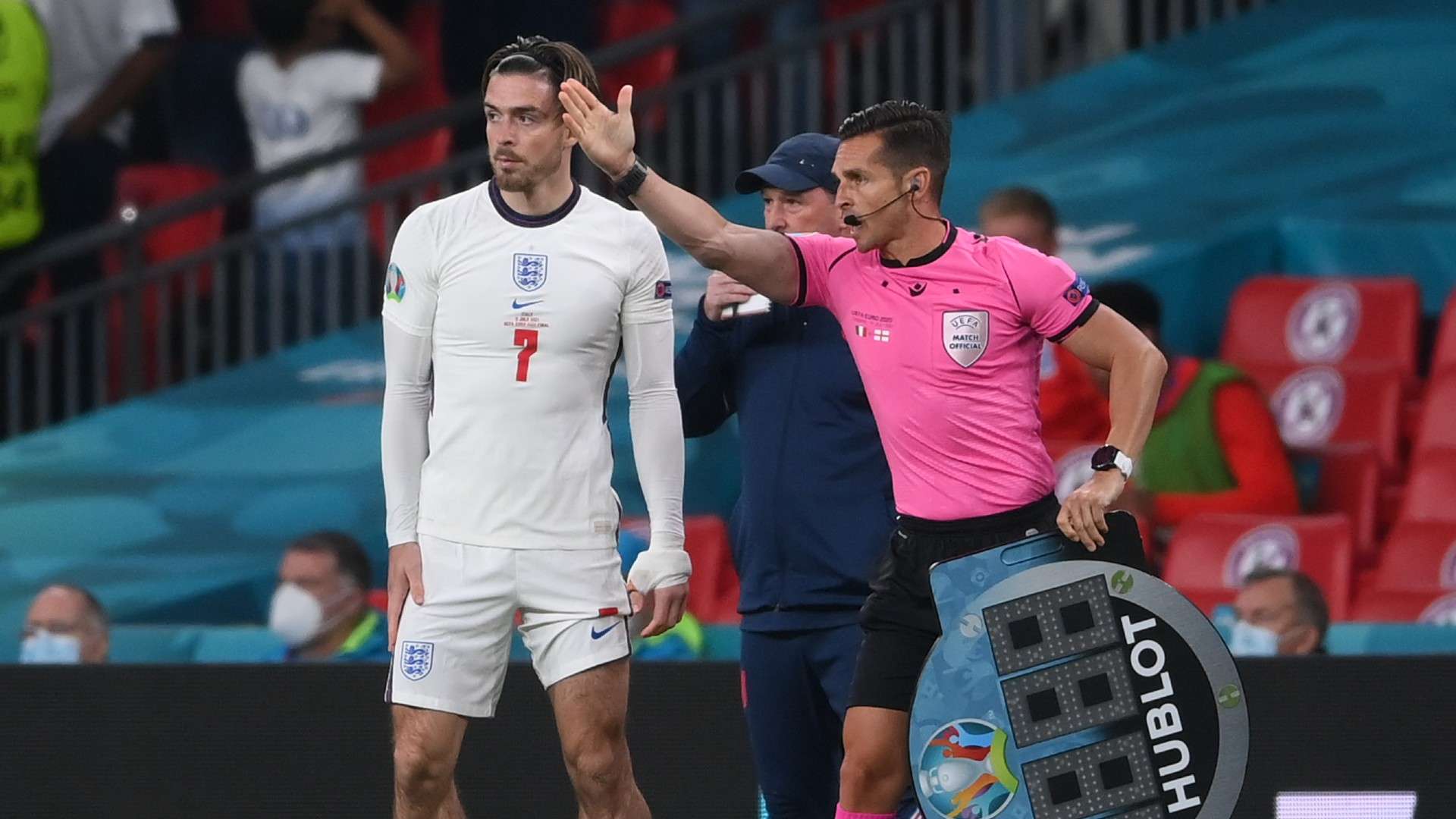 Jack Grealish Italy vs England Euro 2020 final