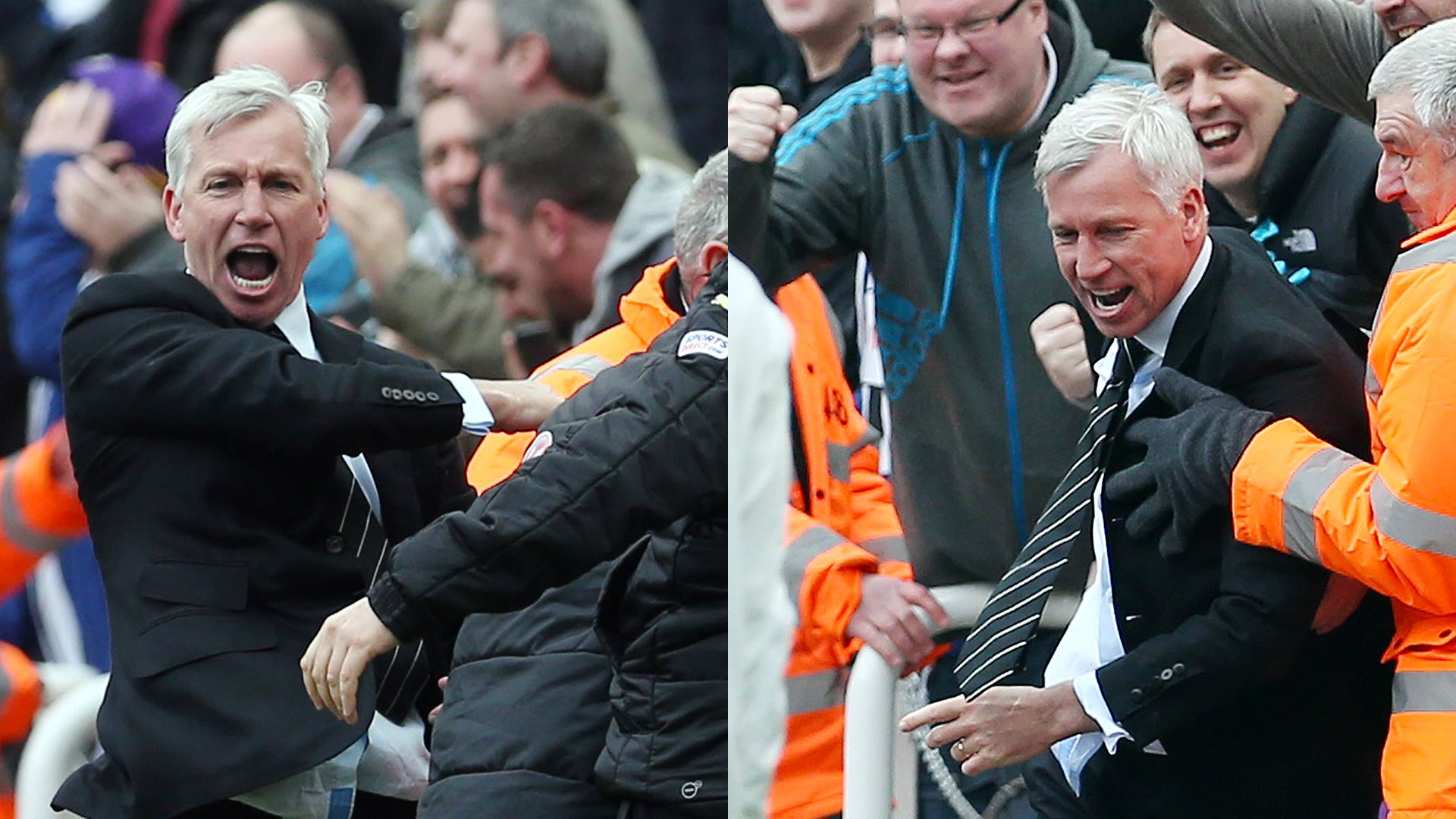 Alan Pardew Newcastle Fulham 2013
