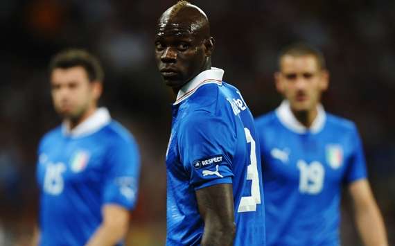 Balotelli Spain Italy Euro 2012