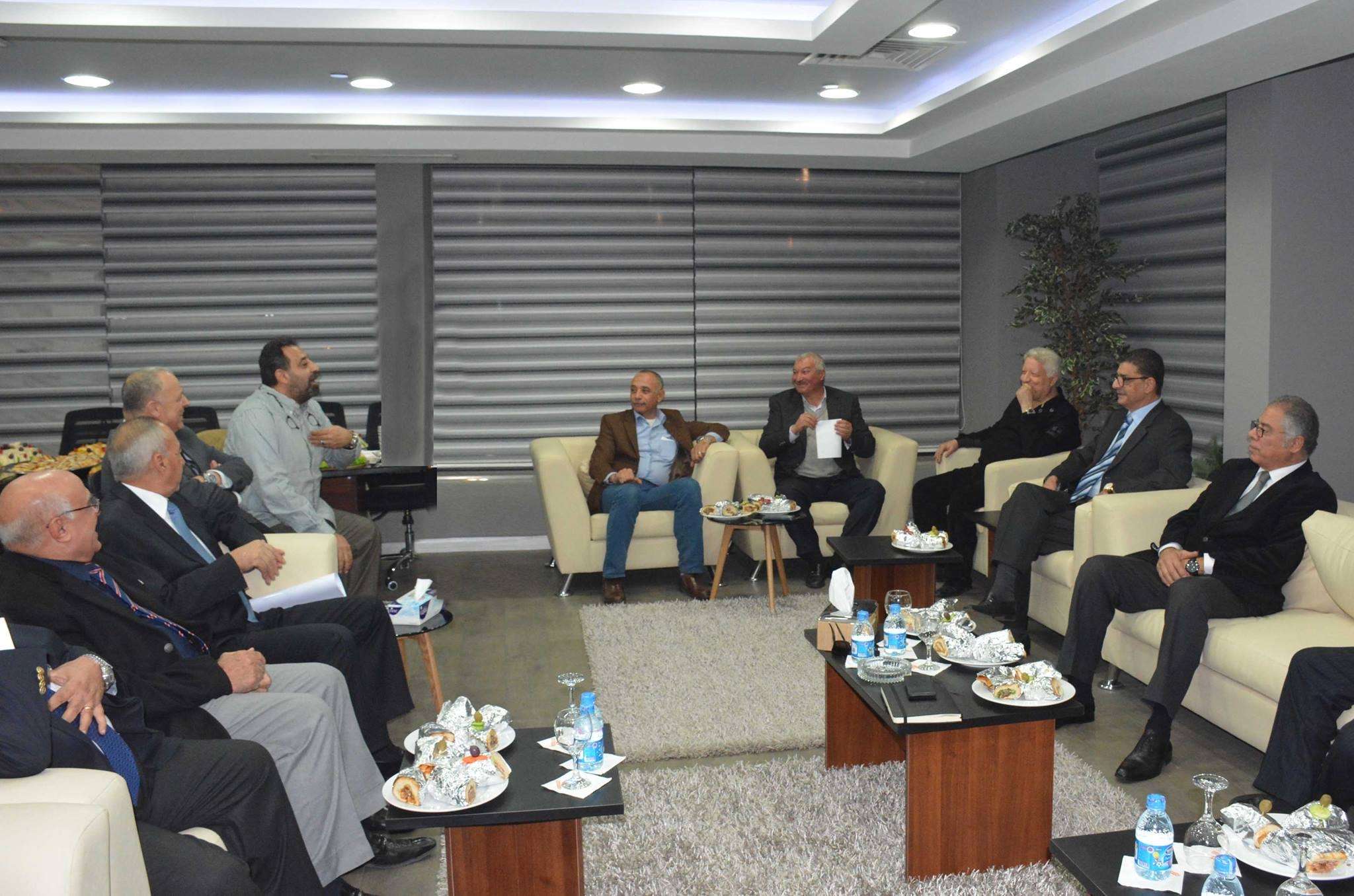 Meeting of the Football Association in the presence of Murtada Mansour Zamalek president and Mahmoud Taher Al-Ahly president