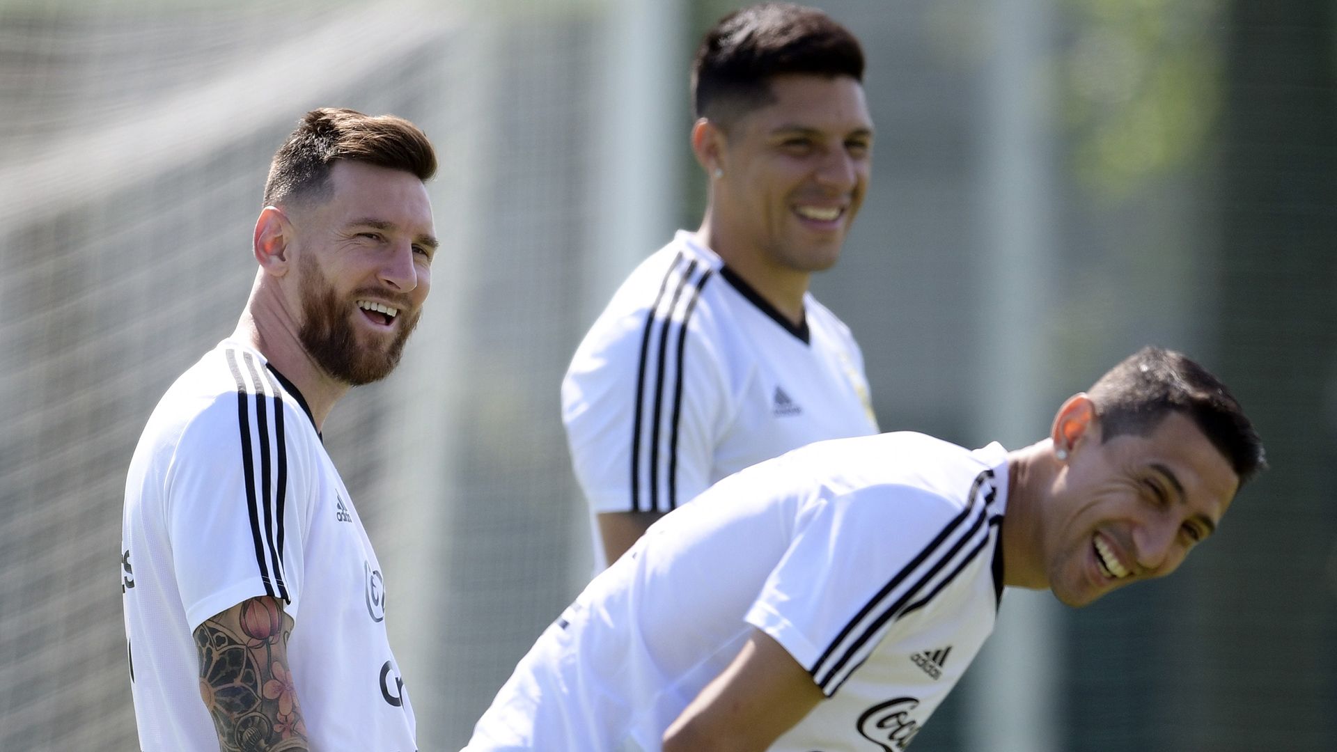 Lionel Messi Angel Di Maria Argentina