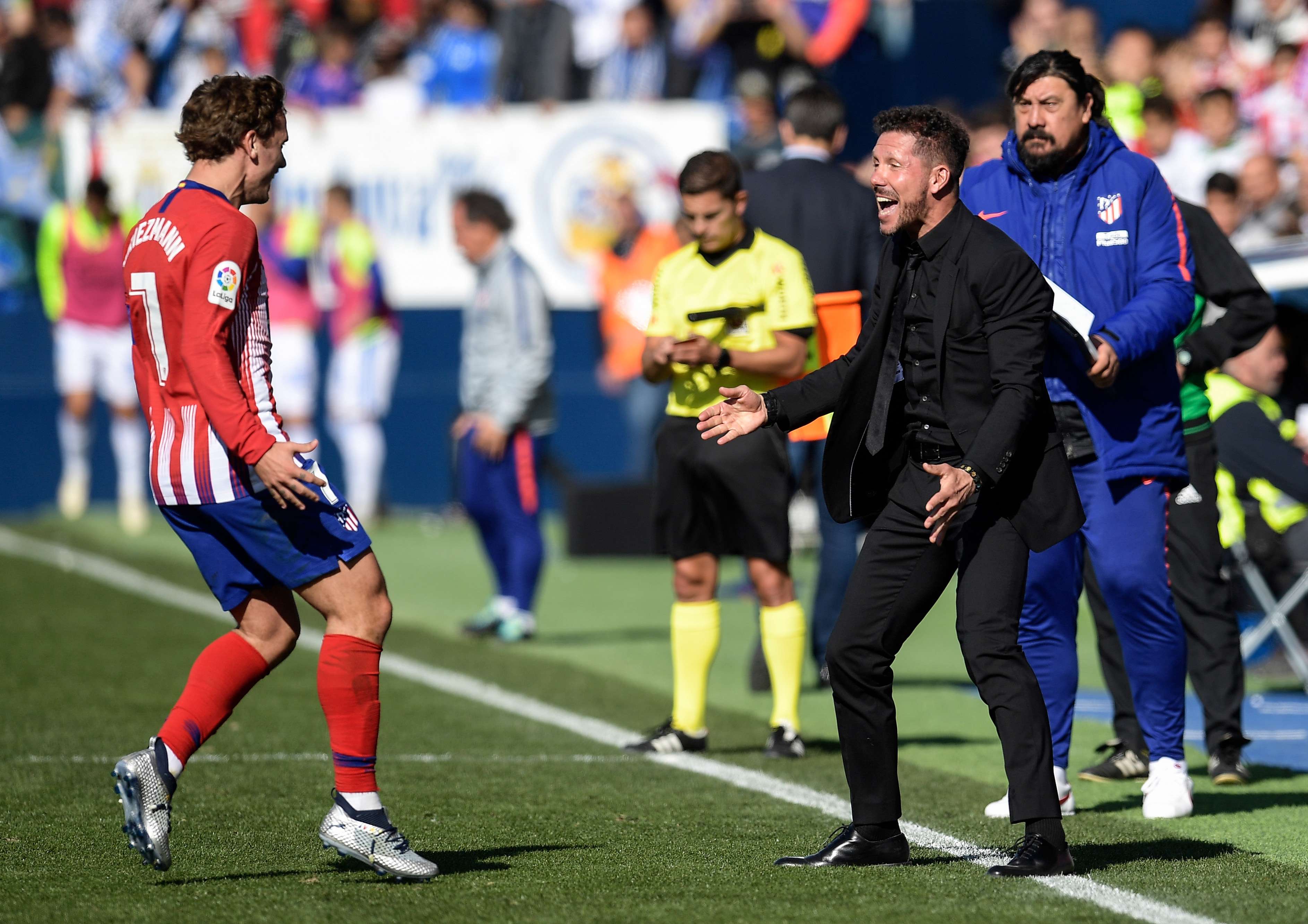 Griezmann Simeone Leganes Atletico LaLiga