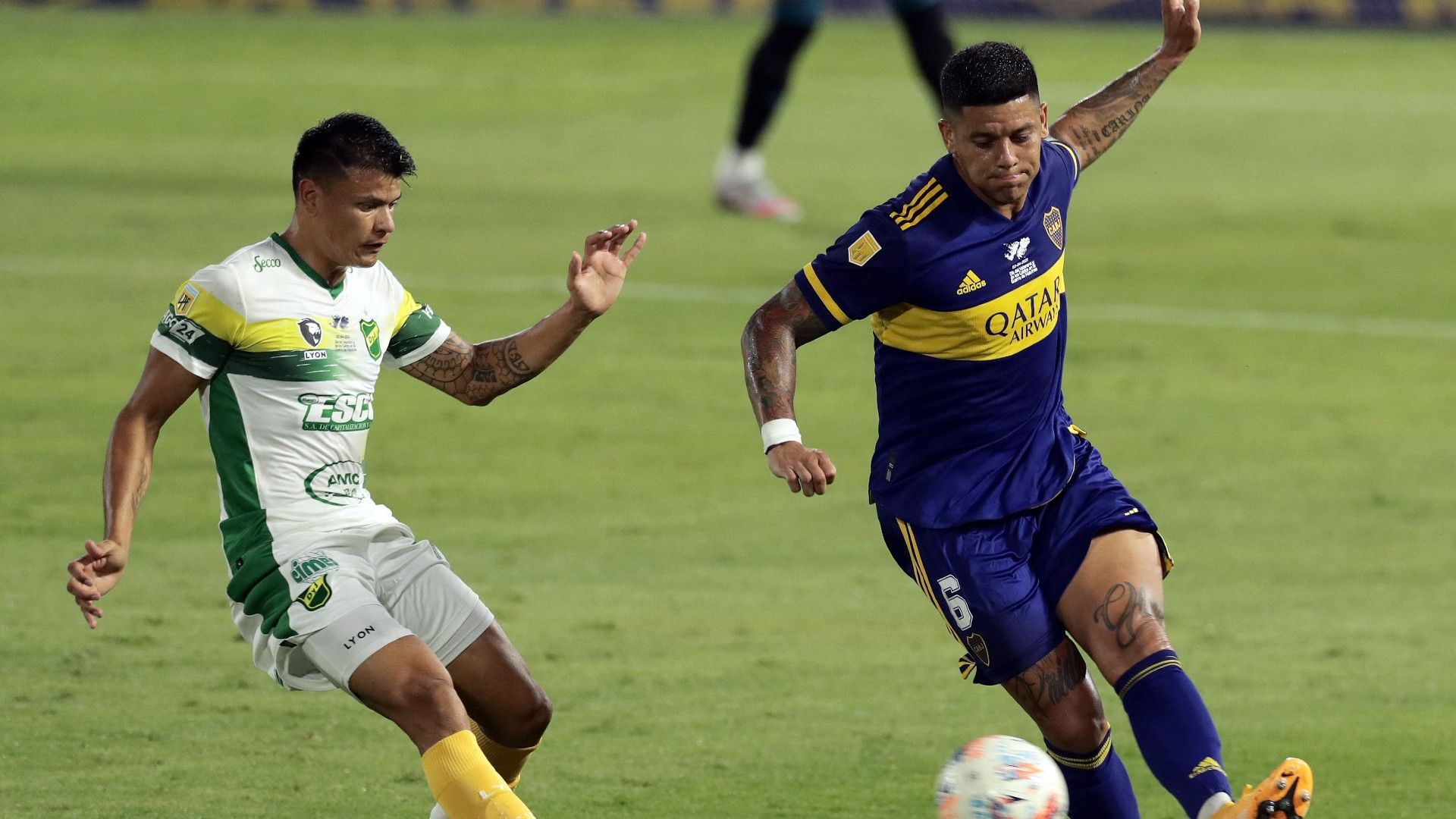 Marcos Rojo Boca Defensa y Justicia Copa de la Liga Profesiona 03042021