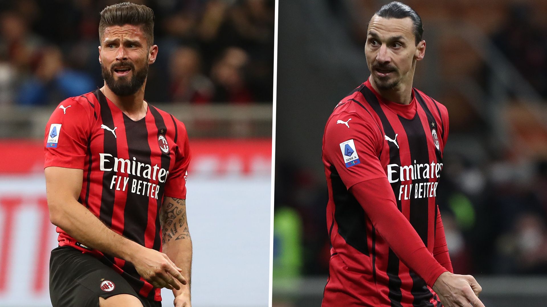Giroud Ibrahimovic Milan