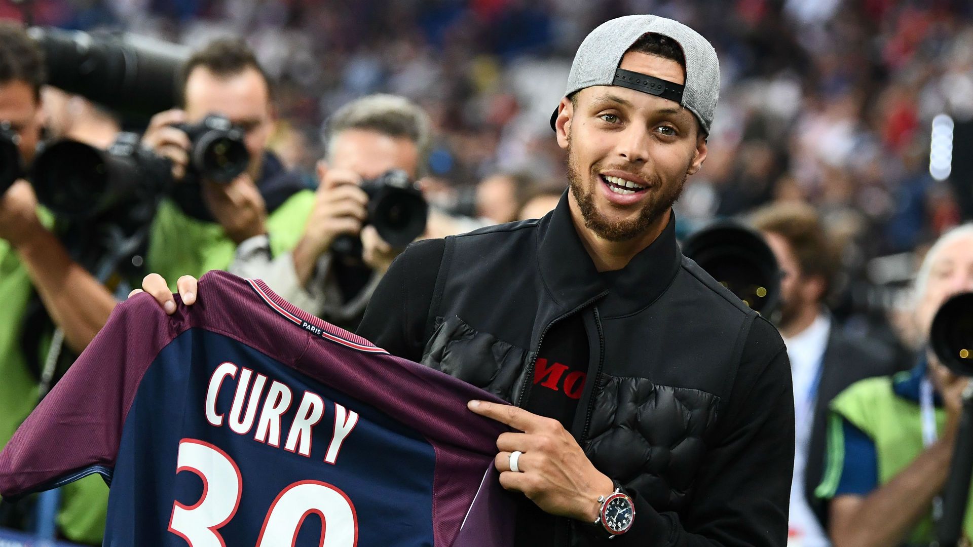 Stephen Curry PSG ASSE Ligue 1 25082017