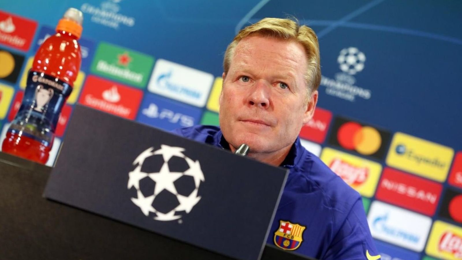 ronald koeman rueda de prensa champions league