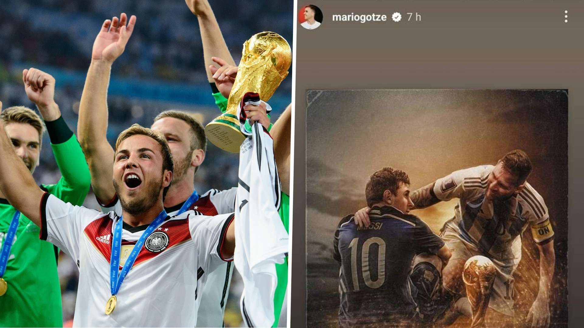 Mario Gotze, Lionel Messi GFX