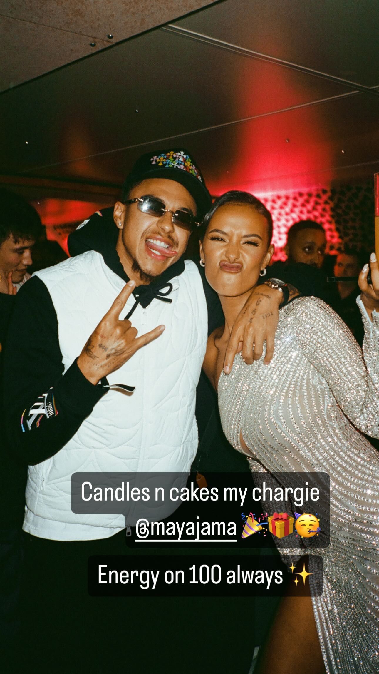 Jesse Lingard Maya Jama