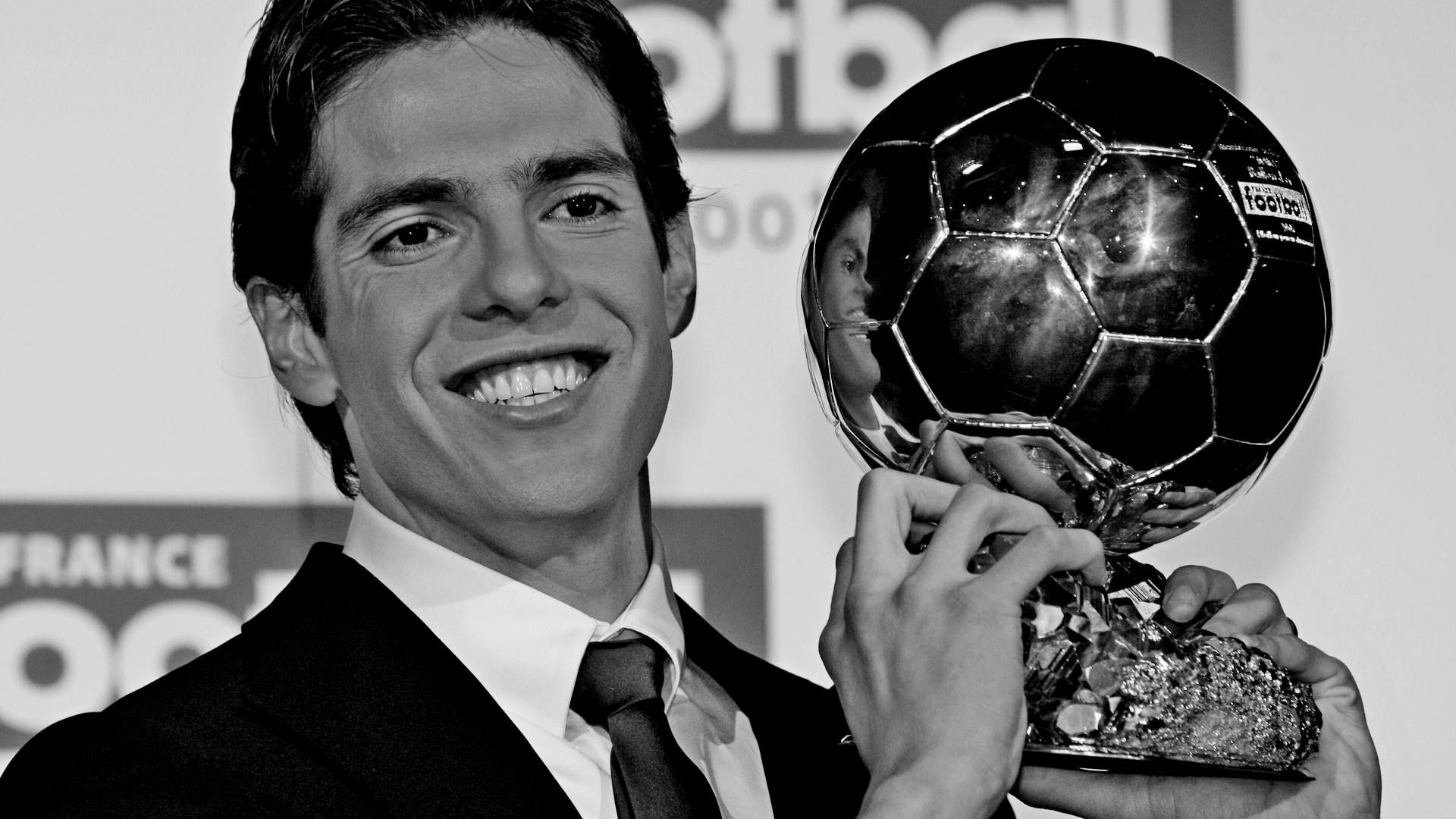 Kaka ballon d'Or black and white