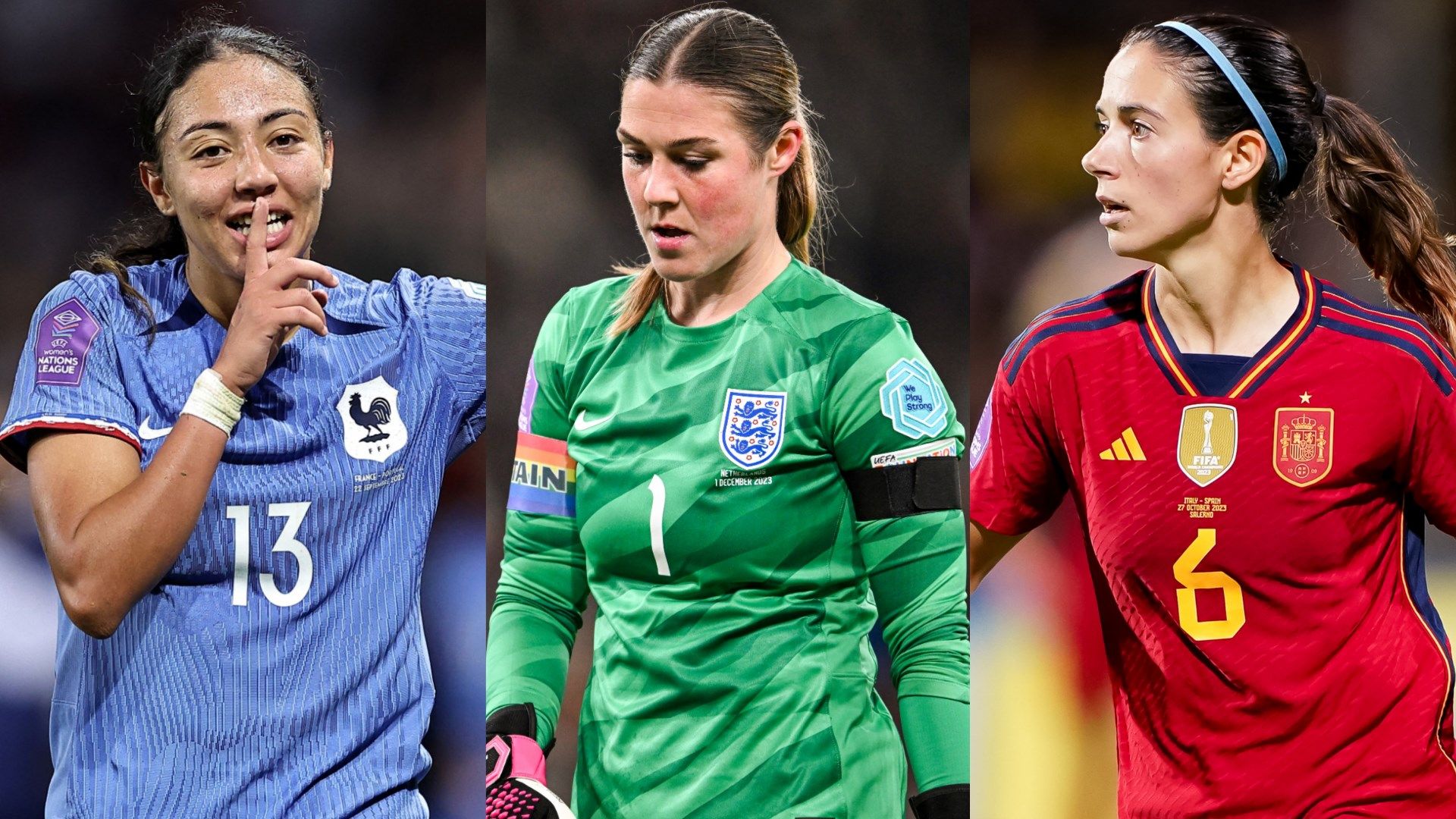 Selma Bacha Mary Earps Aitana Bonmati split