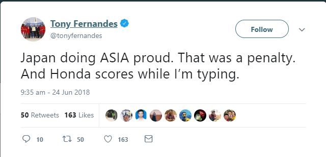 Japan Senegal reaction