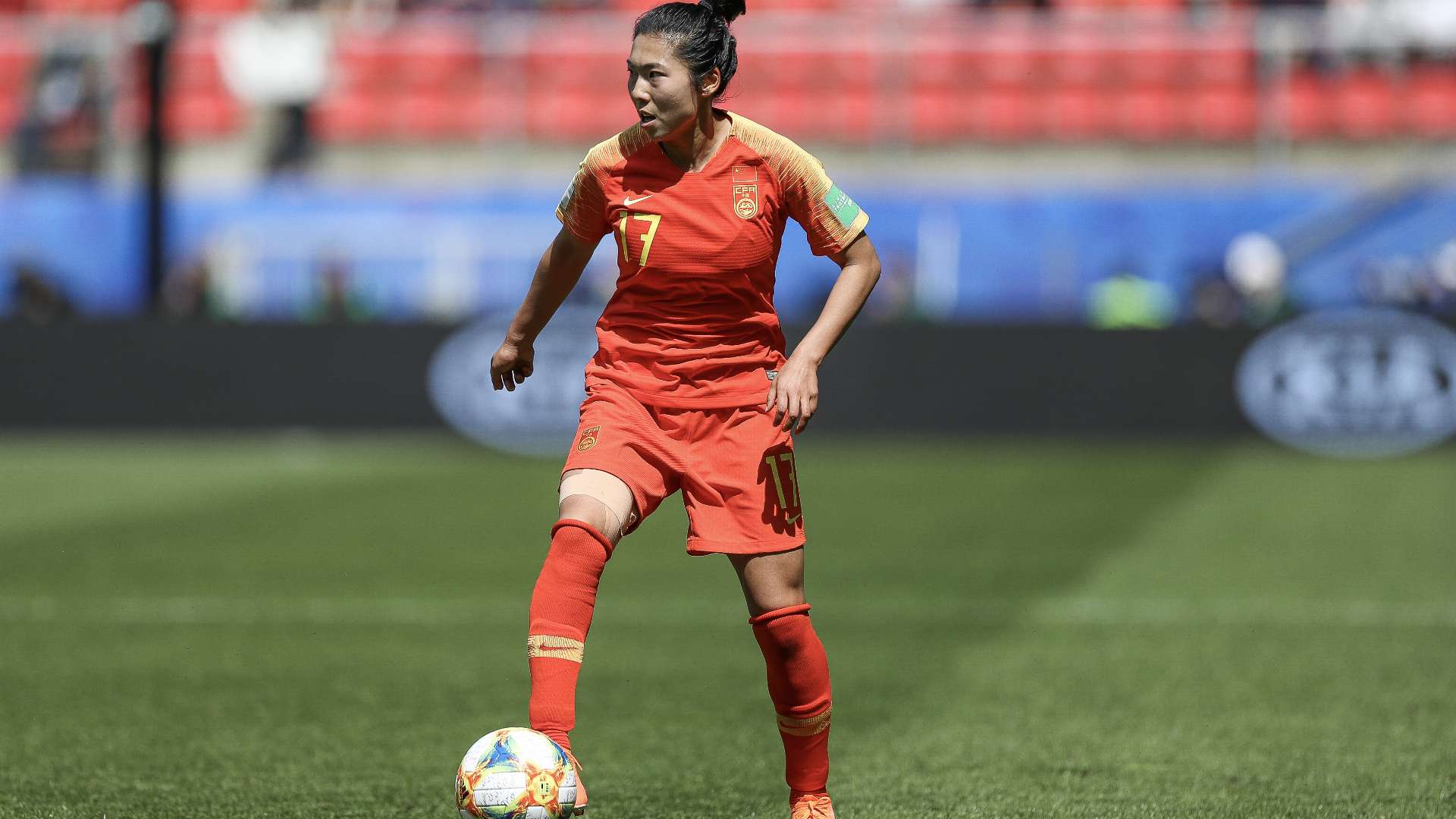 Yasha Gu, Chine - Allemagne (0-1), Coupe du monde féminine 2019, le 8 juin 2019