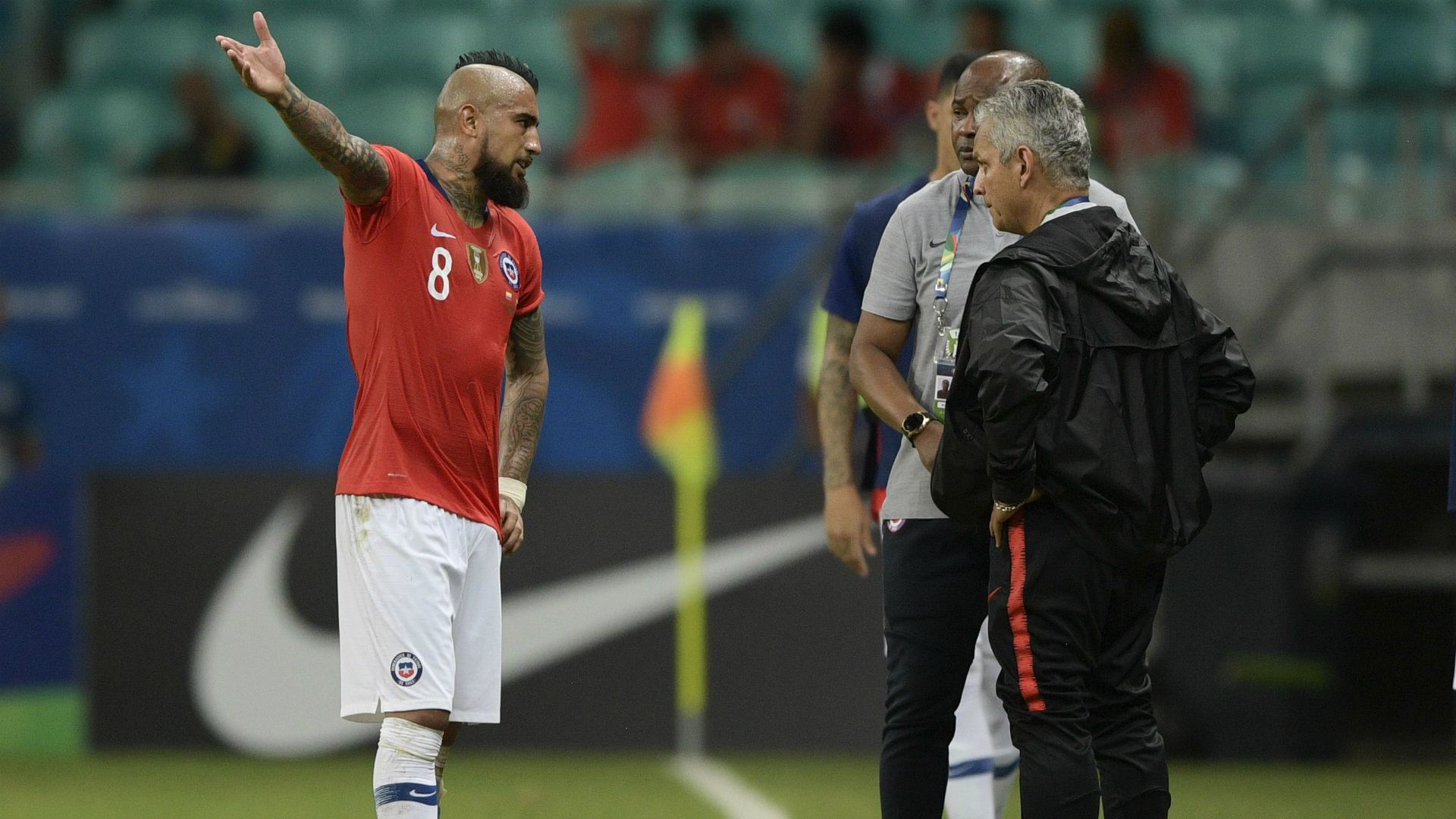 Arturo Vidal Reinaldo Rueda Chile Ecuador Copa America 21062019