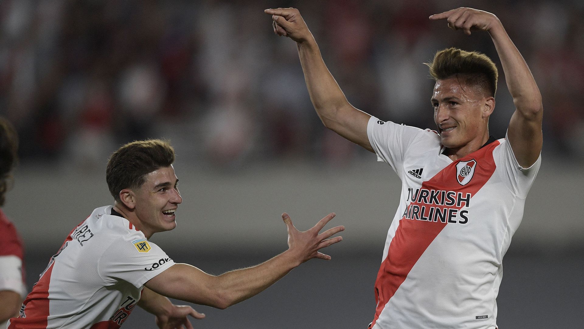 Braian Romero Julian Alvarez River Argentinos Torneo Liga Profesional 25102021