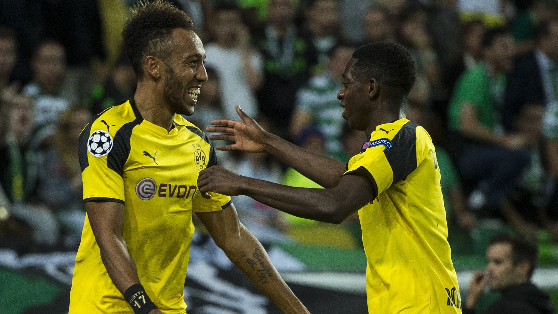 Ousmane Dembele Pierre Emerick-Aubameyang Borussia Dortmund 18102016