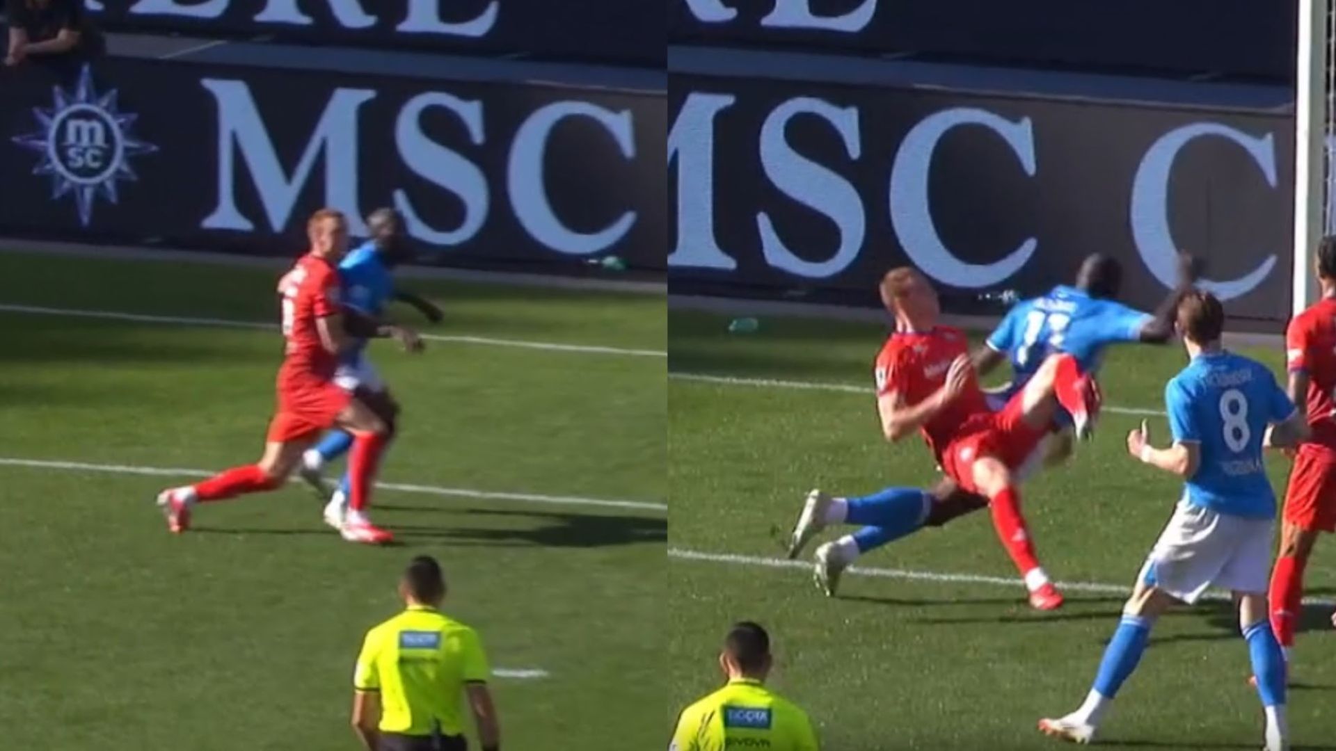 Comuzzo Lukaku Napoli Fiorentina