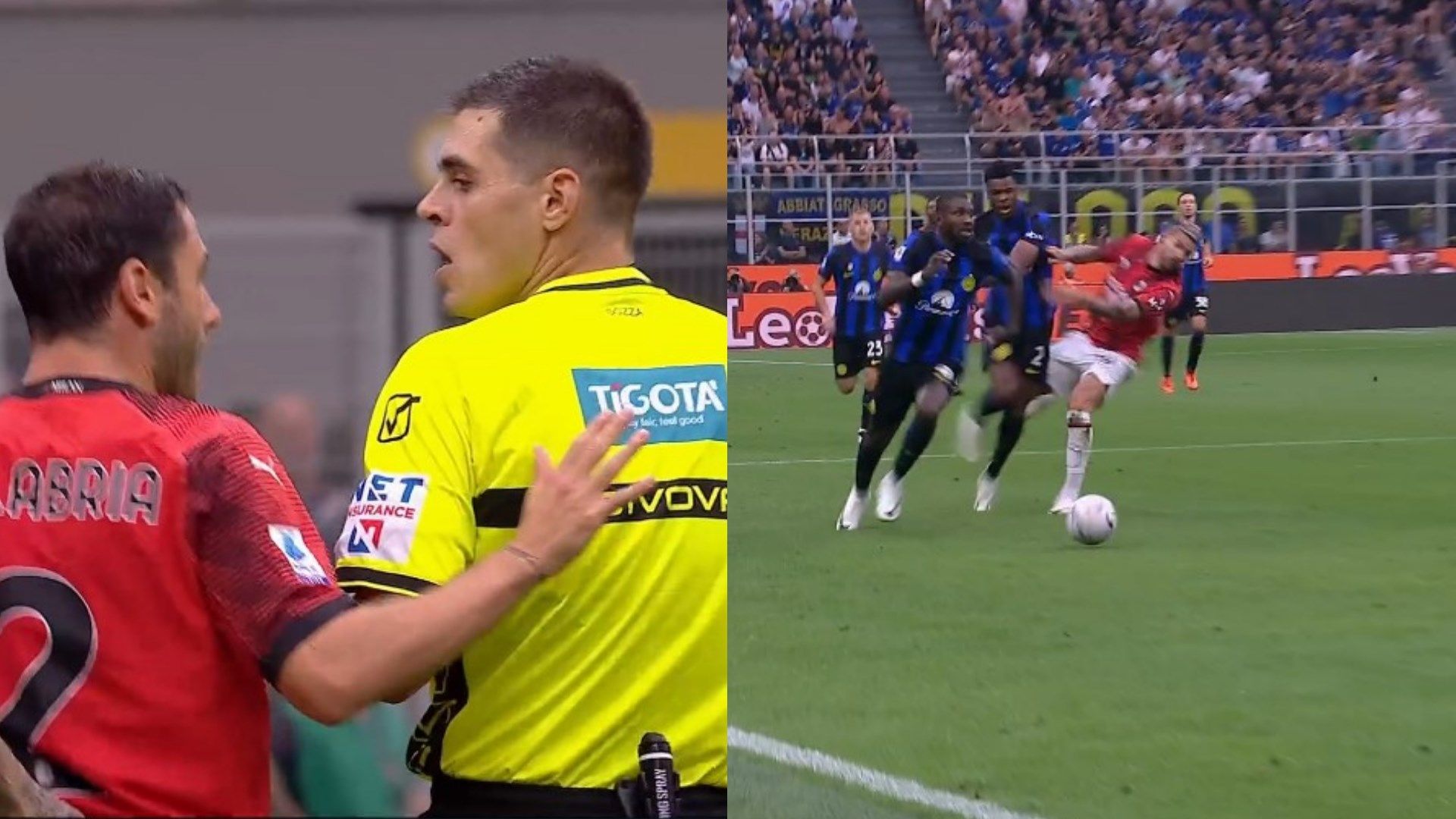 Moviola Inter Milan Dumfries Theo