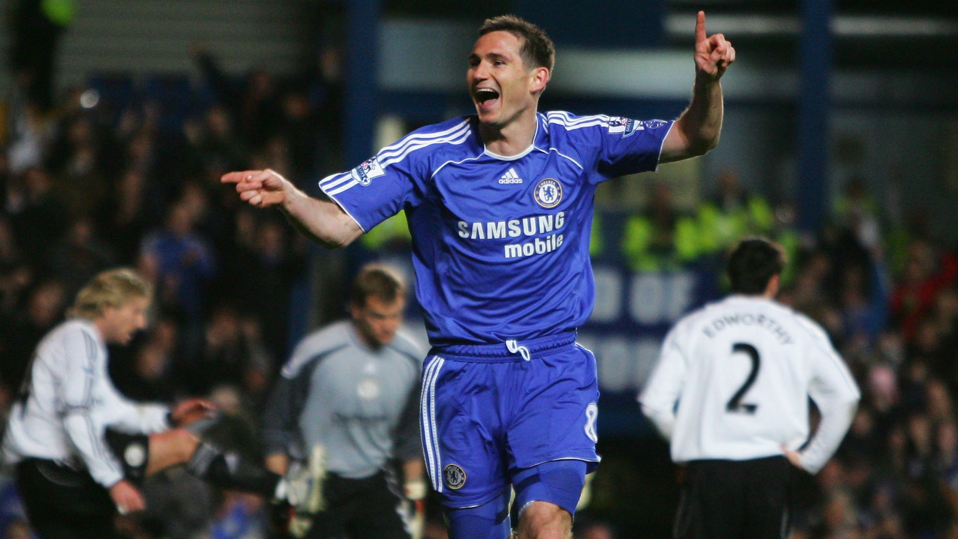 Frank Lampard Premier League Chelsea v Derby 120308