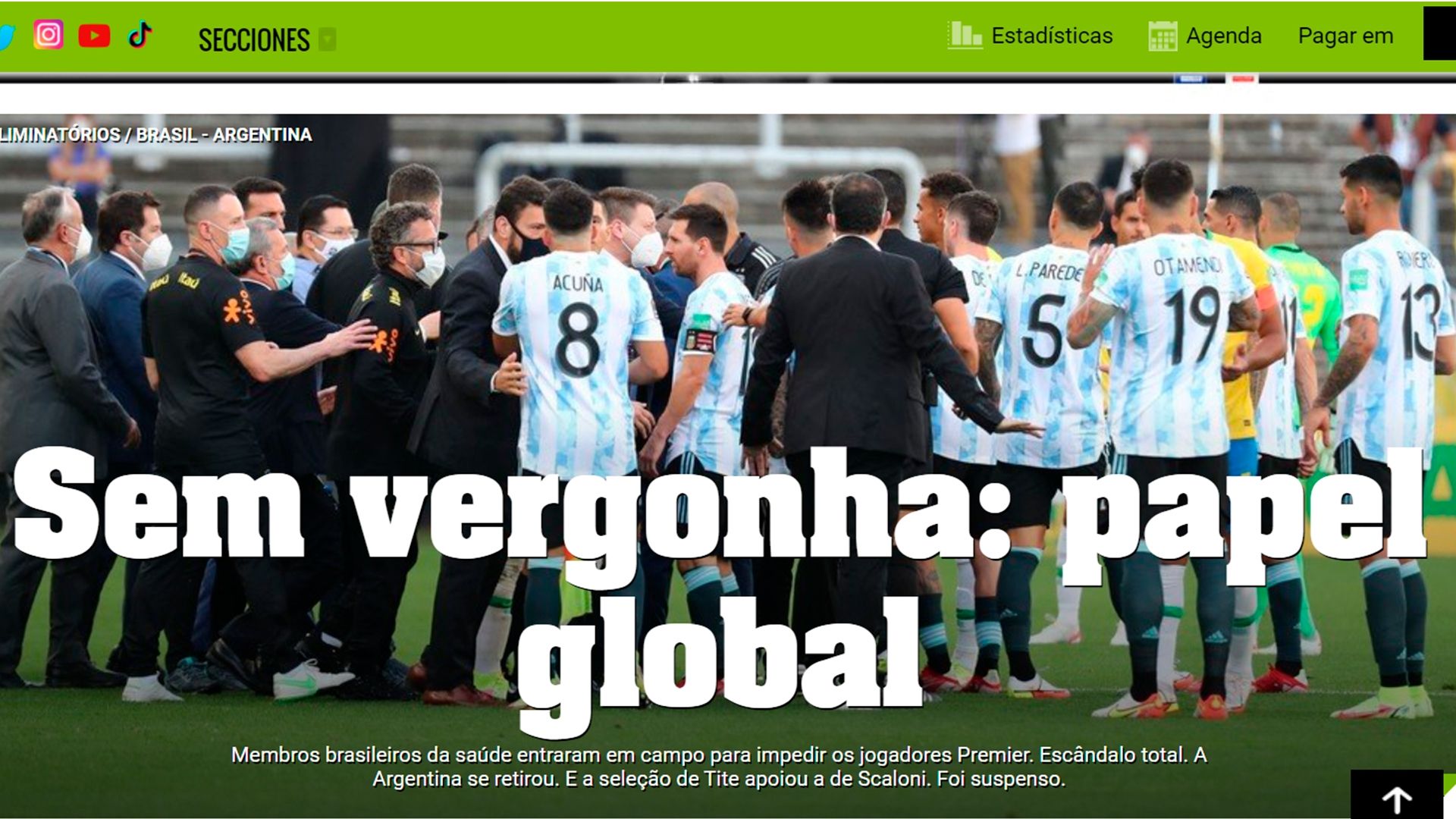 Ole - Brasil x Argentina