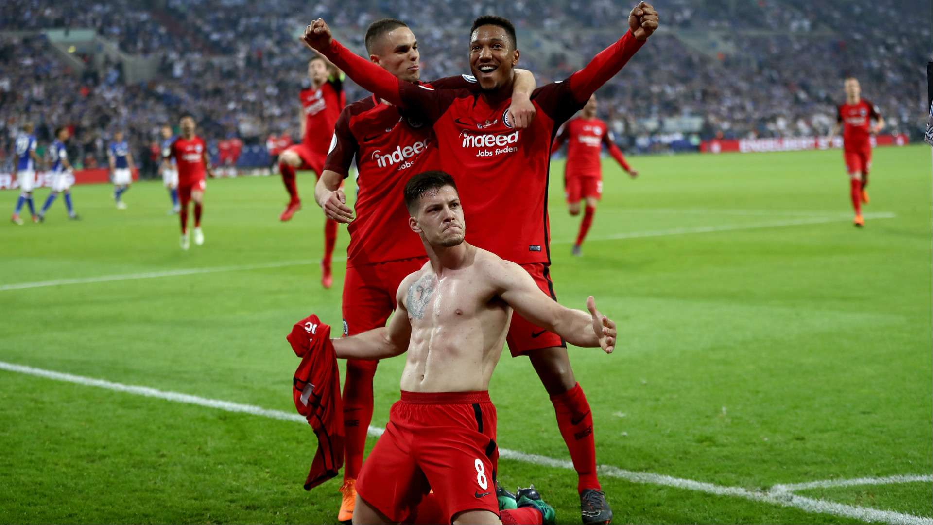 Luka Jovic Schalke 04 Eintracht Frankfurt DFB Pokal 18042018