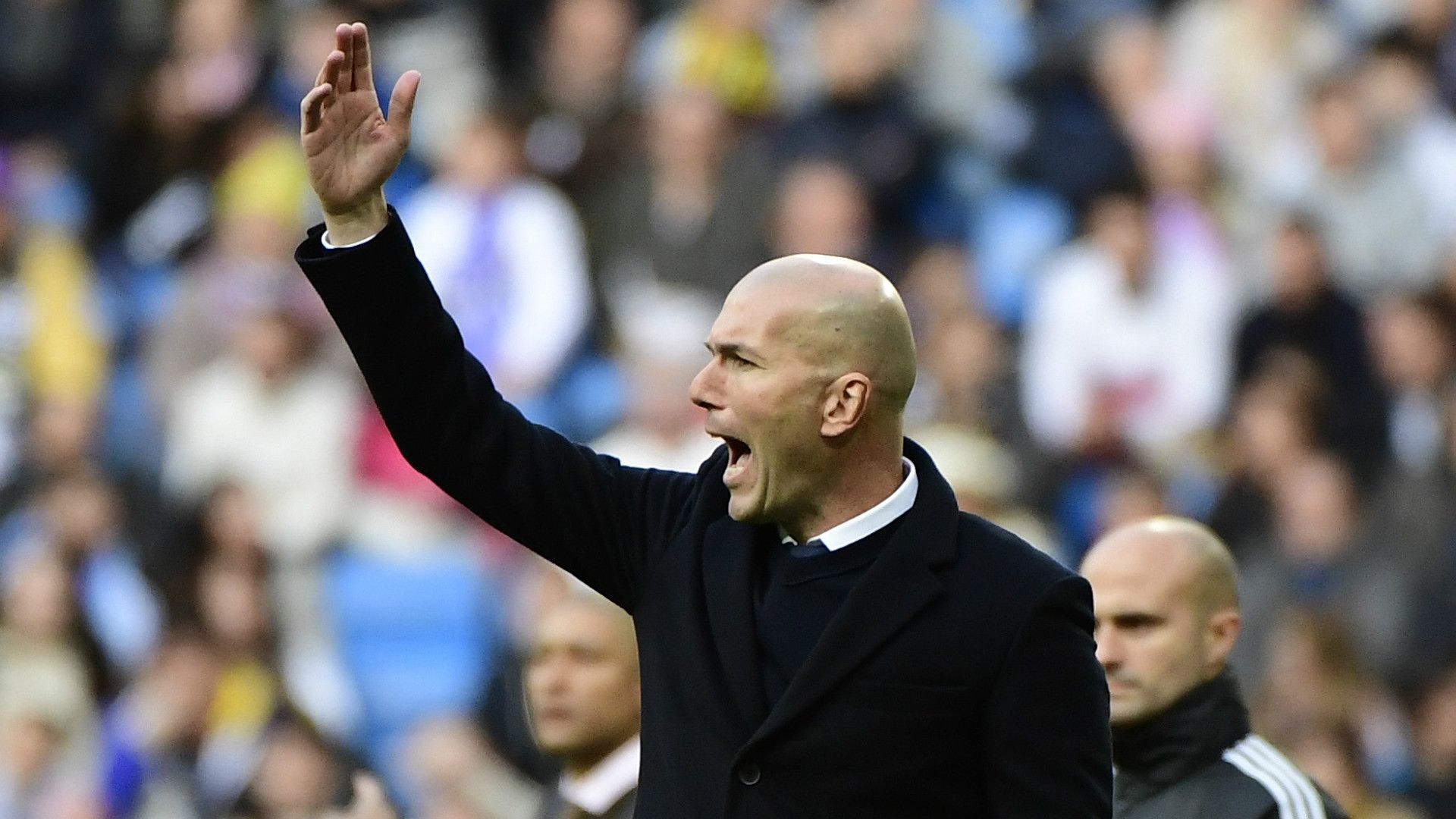 Zinedine Zidane Real Madrid Malaga LaLiga 21012017