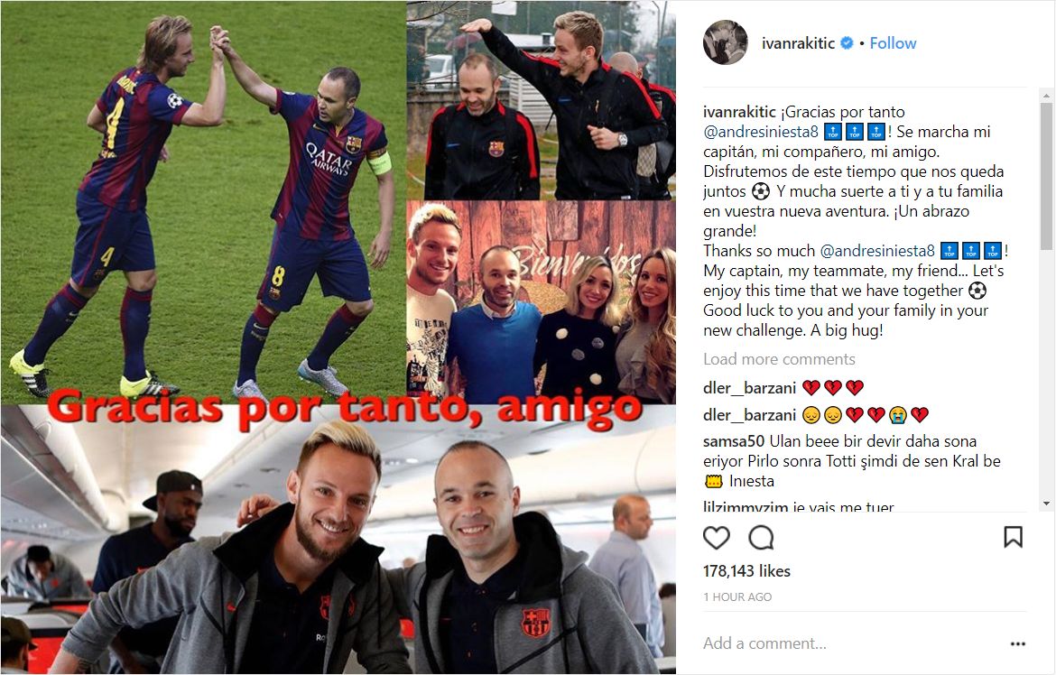 Reaction Iniesta