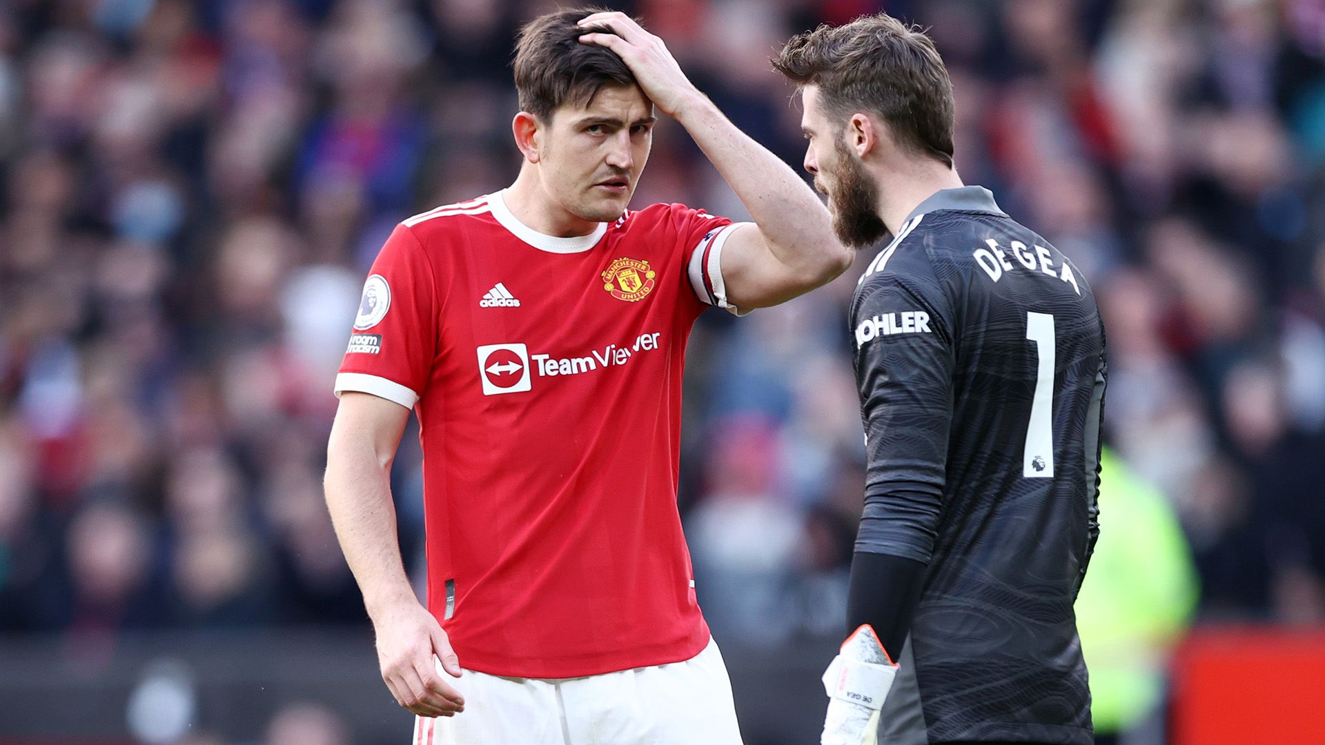 Harry Maguire David De Gea Manchester United 2021-22