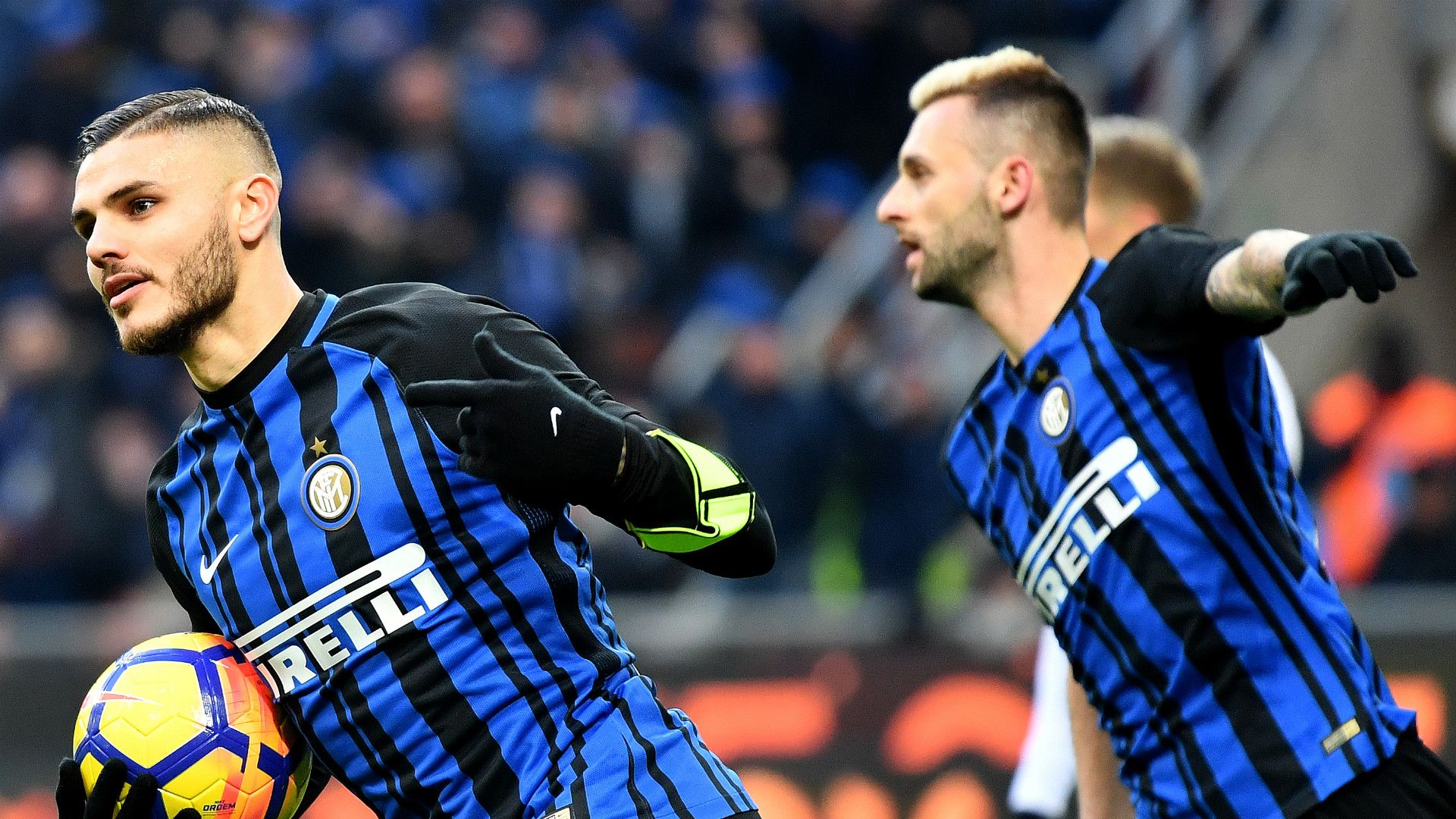 Icardi Brozovic Inter Udinese