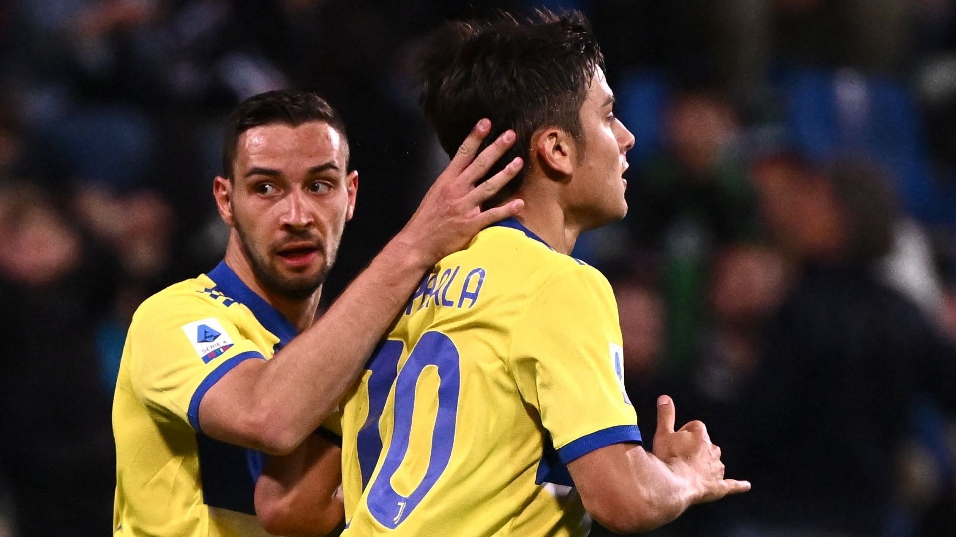 Mattia De Sciglio, Paulo Dybala, Sassuolo vs Juventus, Serie A 2021-22