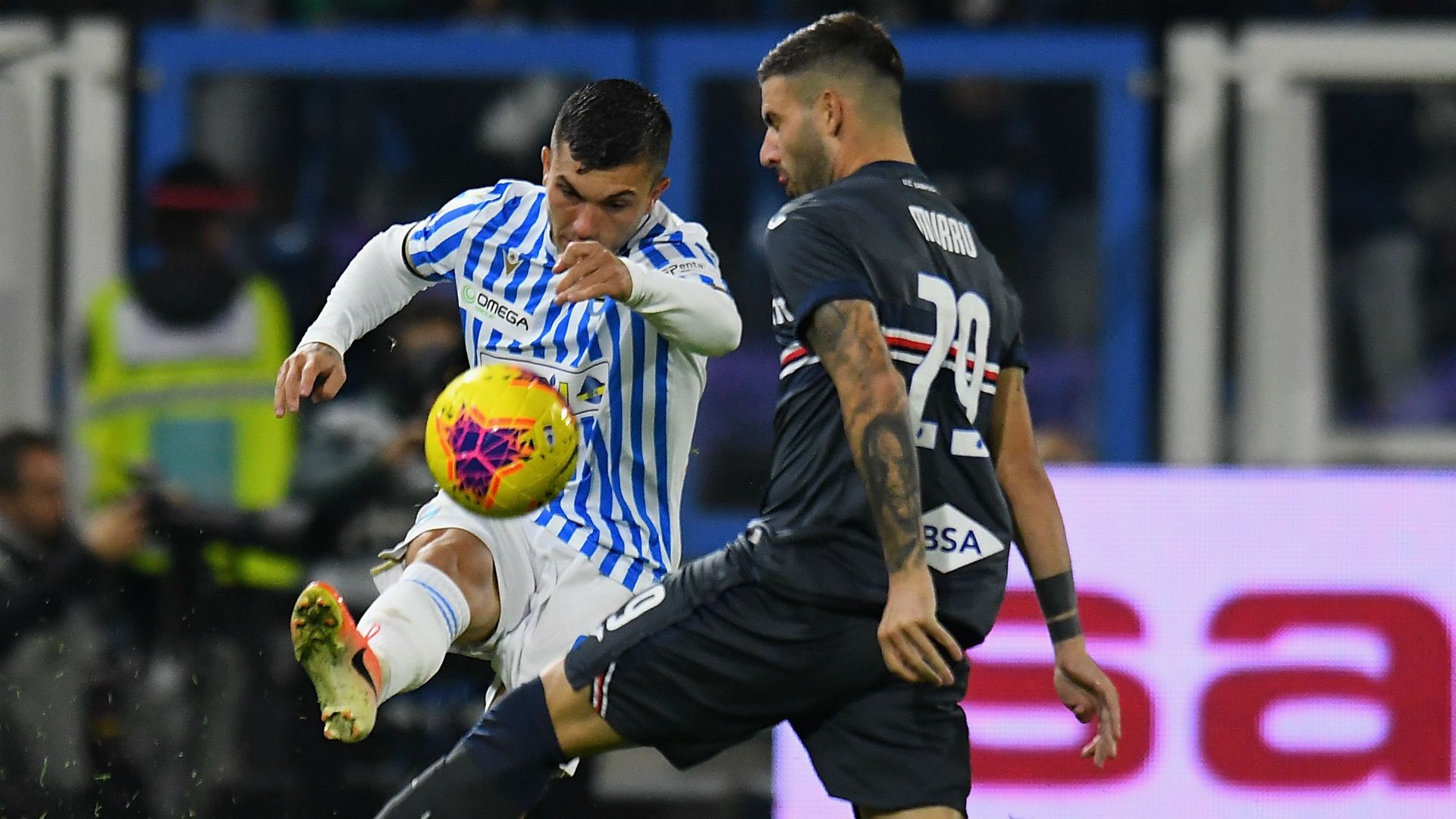 Gabriel Strefezza Nicola Murru SPAL Sampdoria