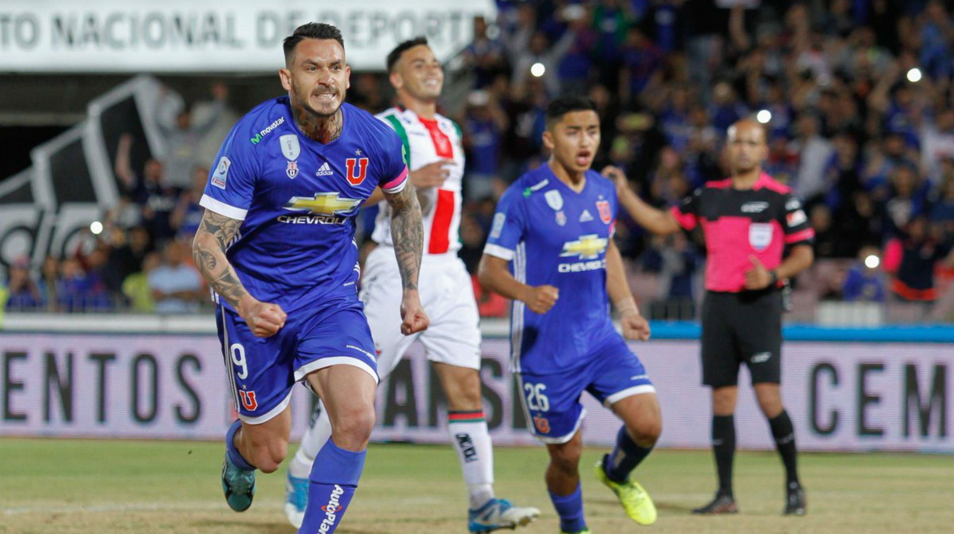221017 Mauricio Pinilla Nicolás Guerra Universidad de Chile Palestino