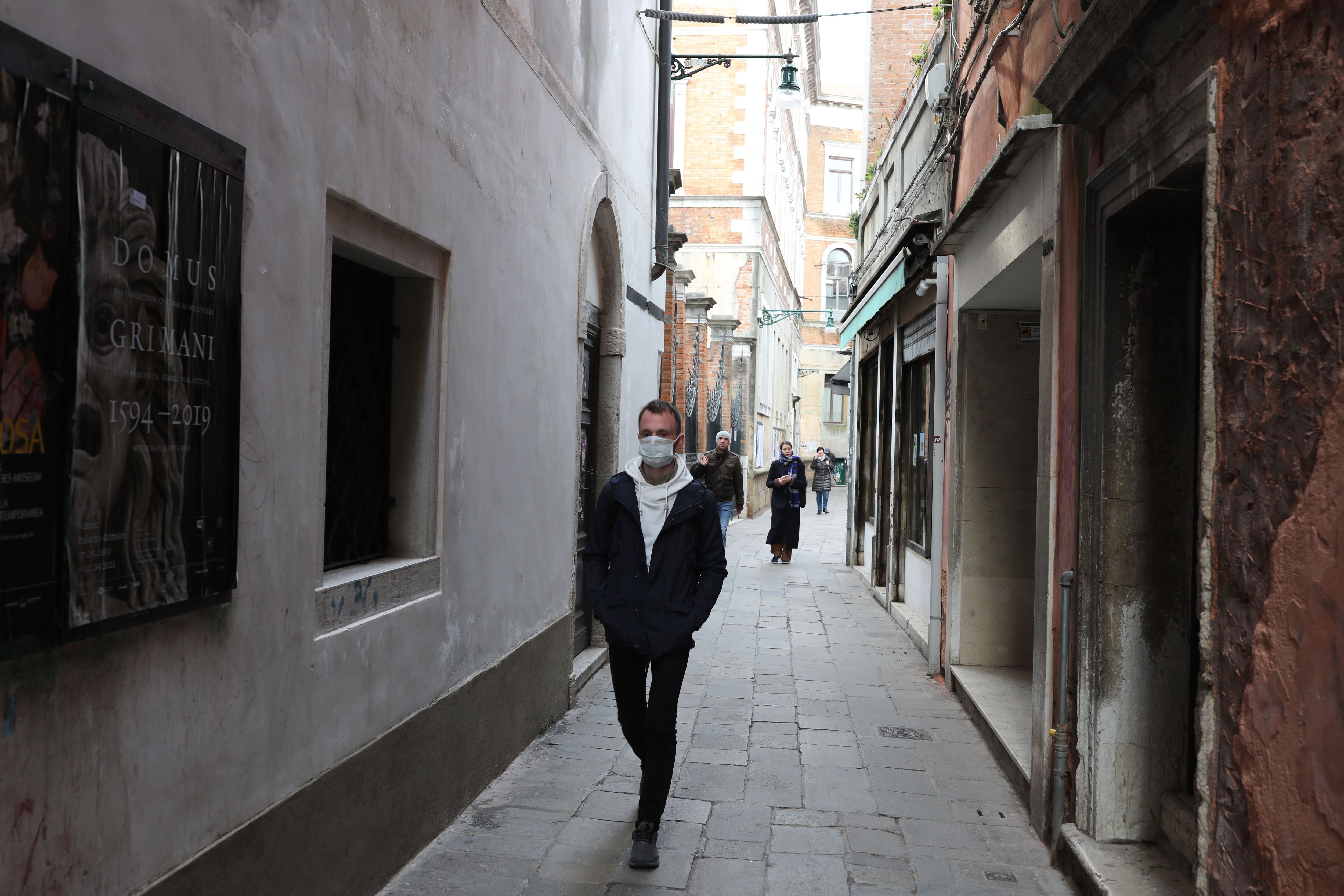 Itália Coronavírus Italy Coronavirus 2020 Veneza