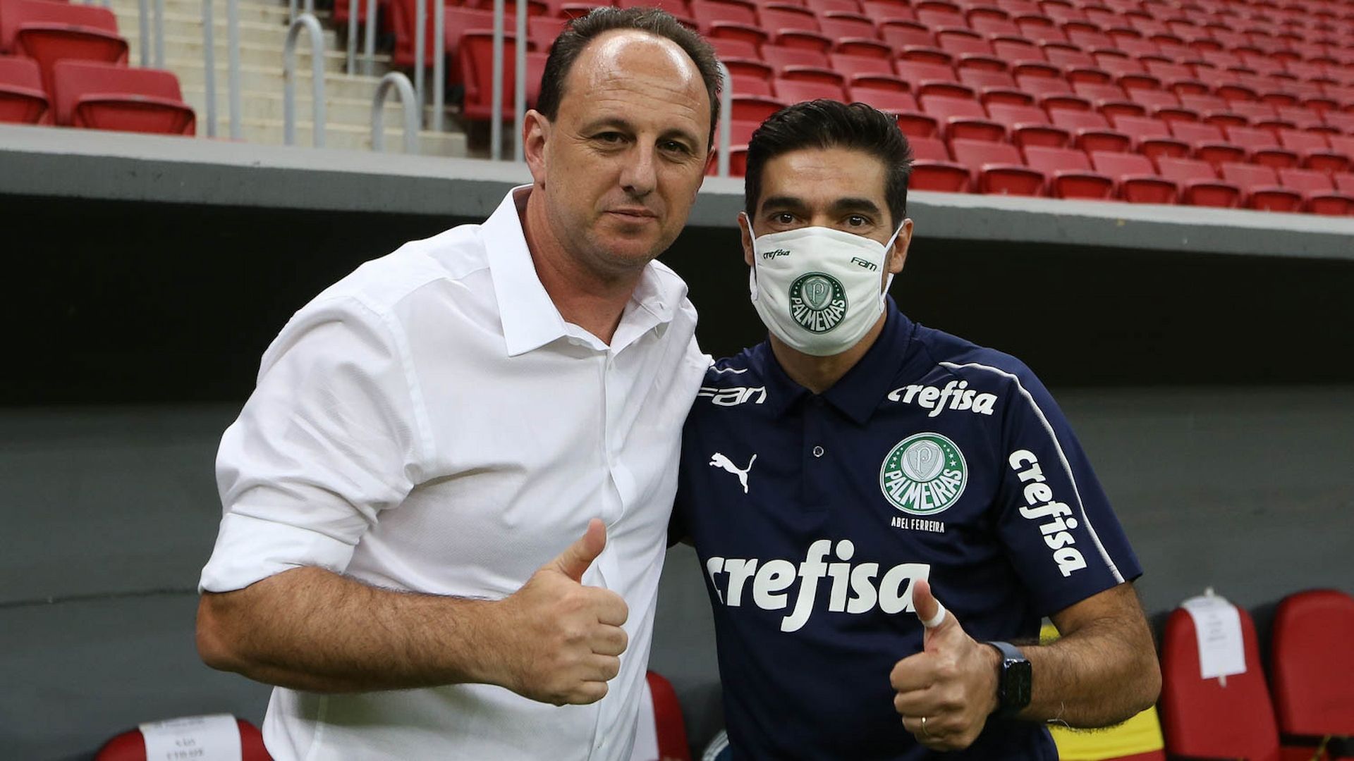 Rogério Ceni Abel Ferreira Flamengo Palmeiras Brasileirão 21012021