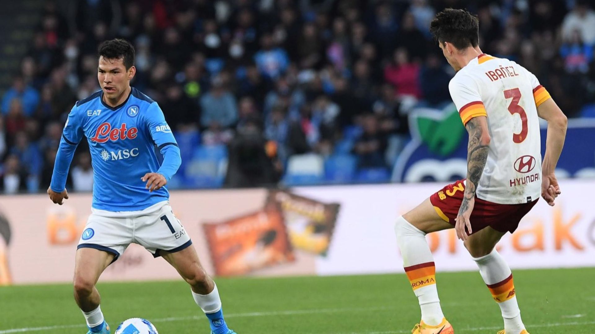 Hirving Lozano Napoli Roma