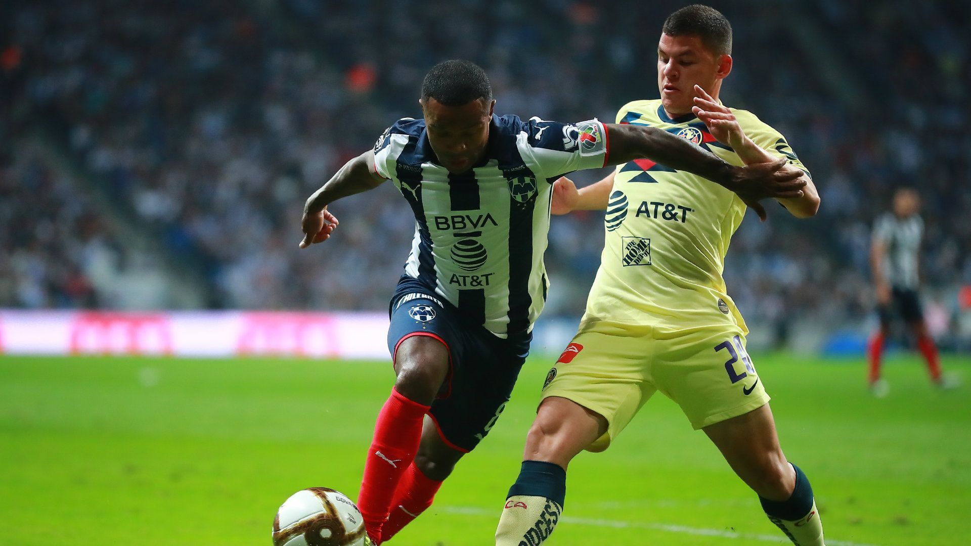 Dorlan Pabón Richard Sánchez Monterrey vs América Clausura 2020