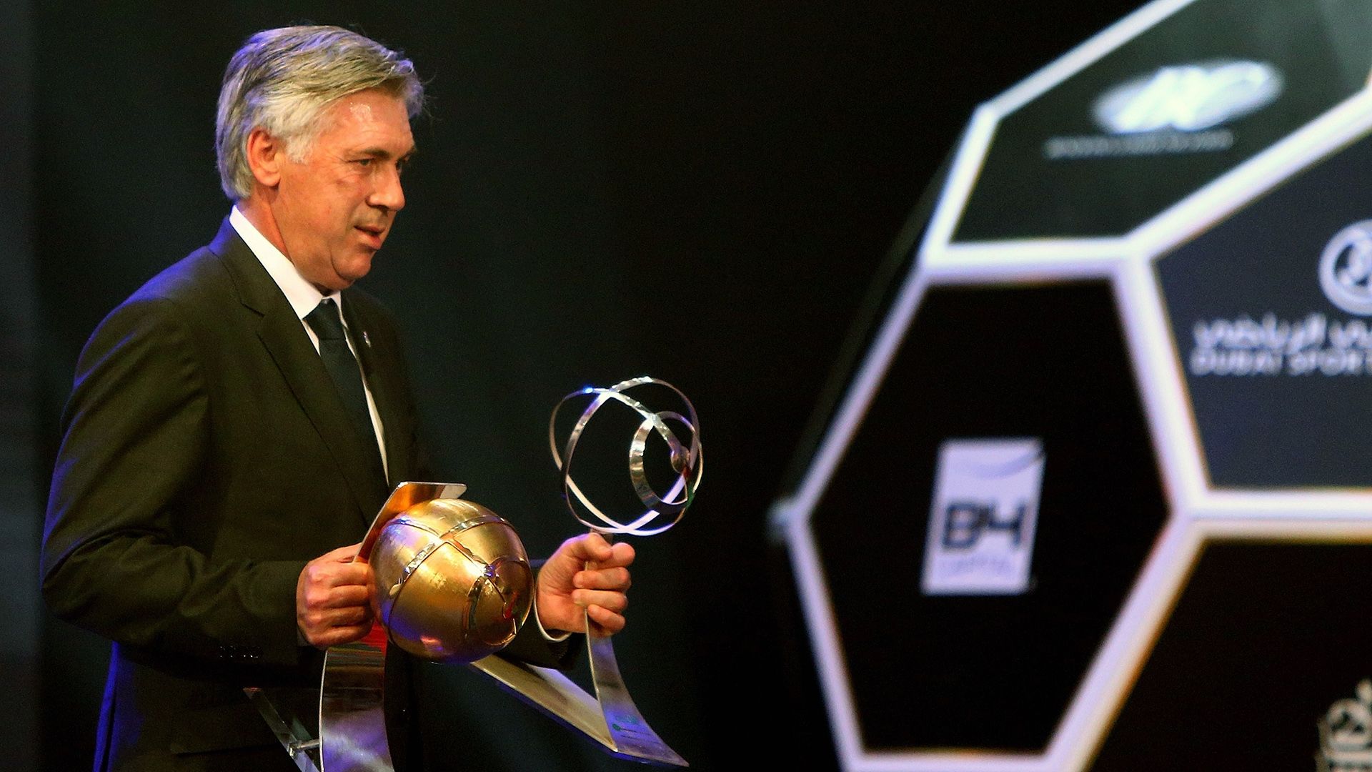 Carlo Ancelotti Globe Soccer Awards 2014