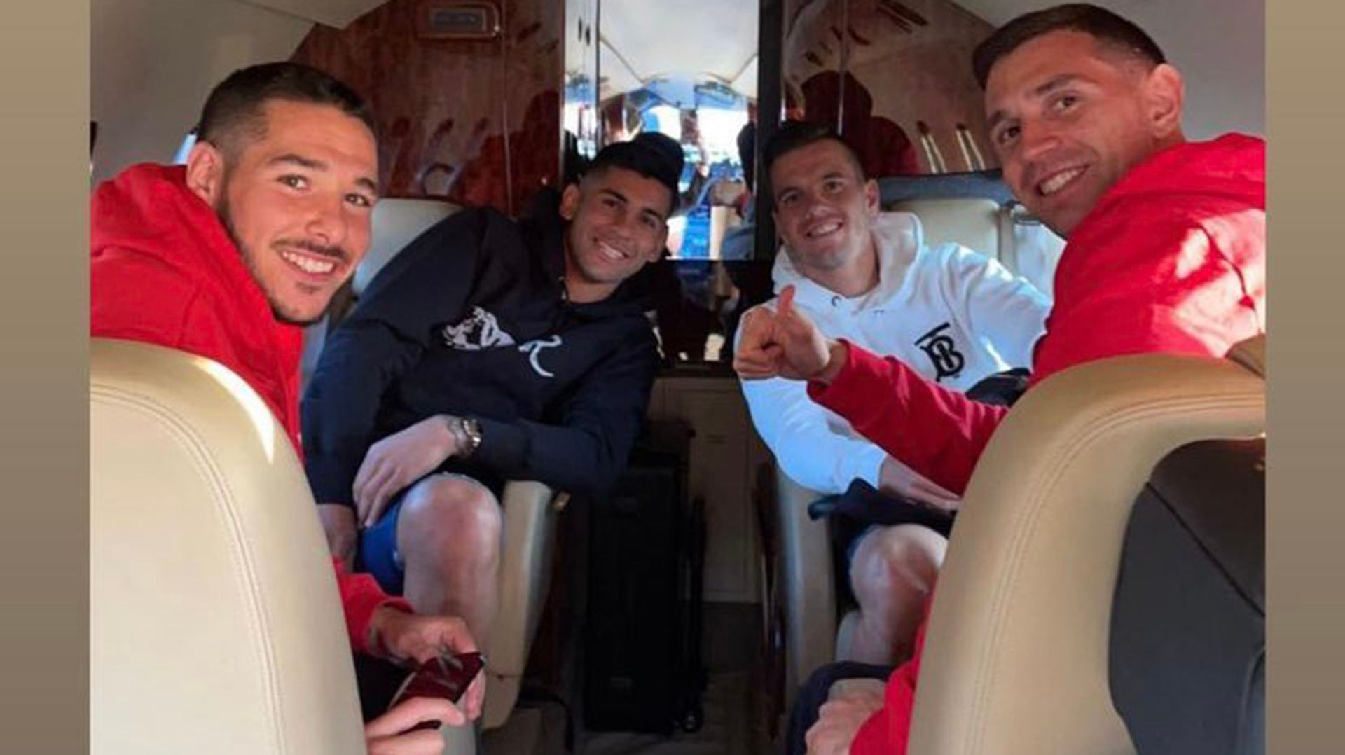 Emiliano Martinez Emiliano Buendia Cristian Romero Giovani Lo Celso Argentina 29082021