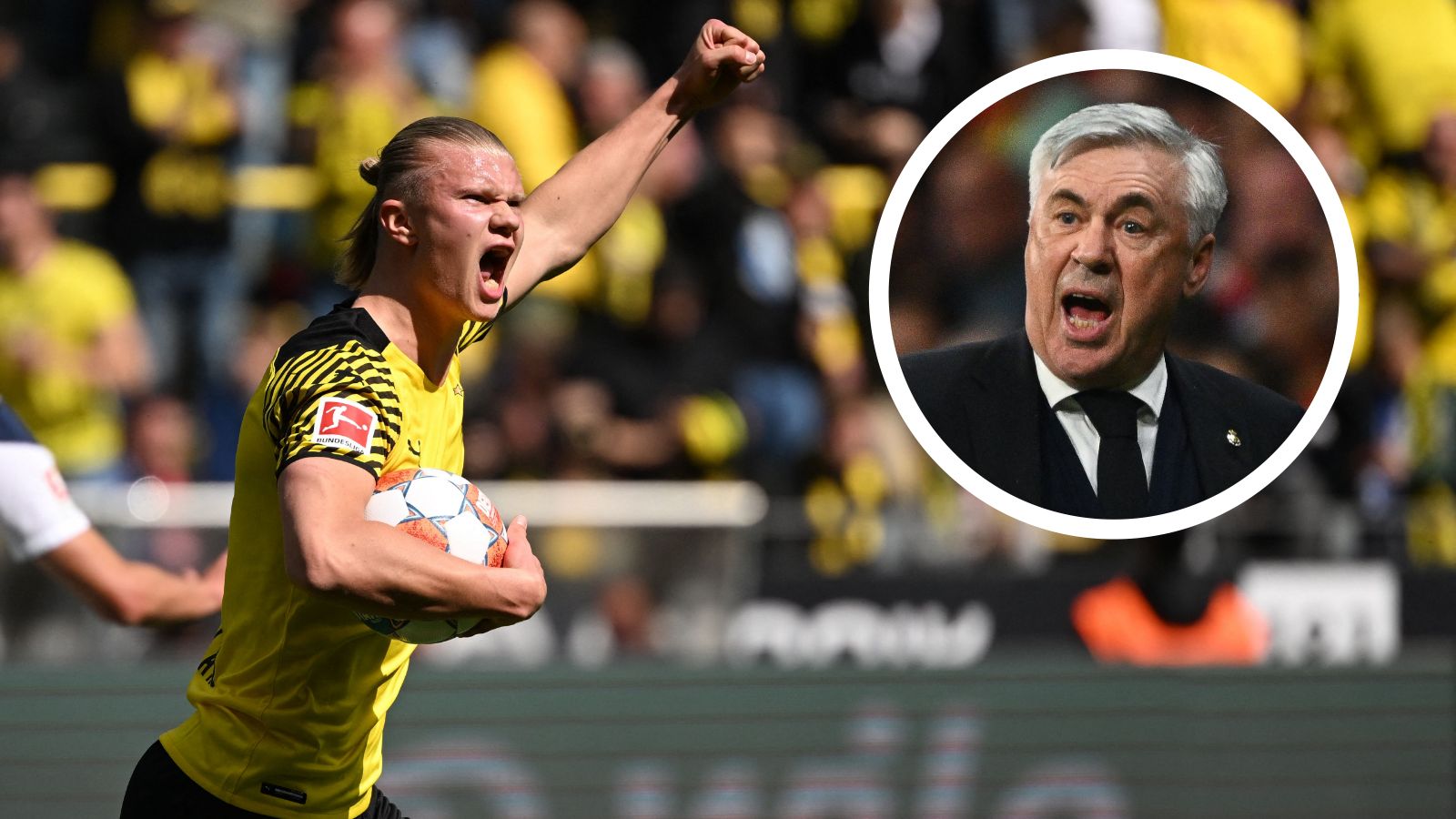 Erling Haaland Carlo Ancelotti