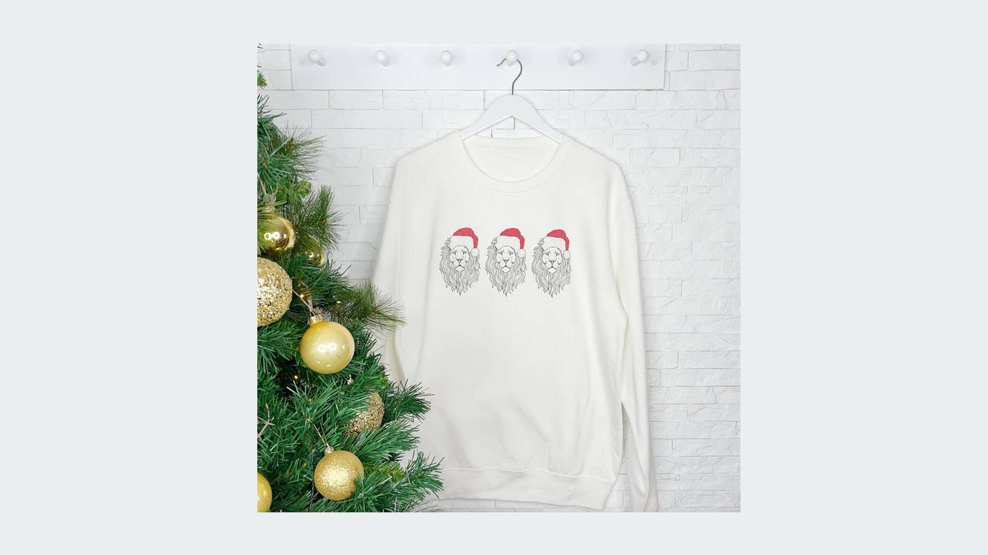 Three Lions England Christmas Jumper